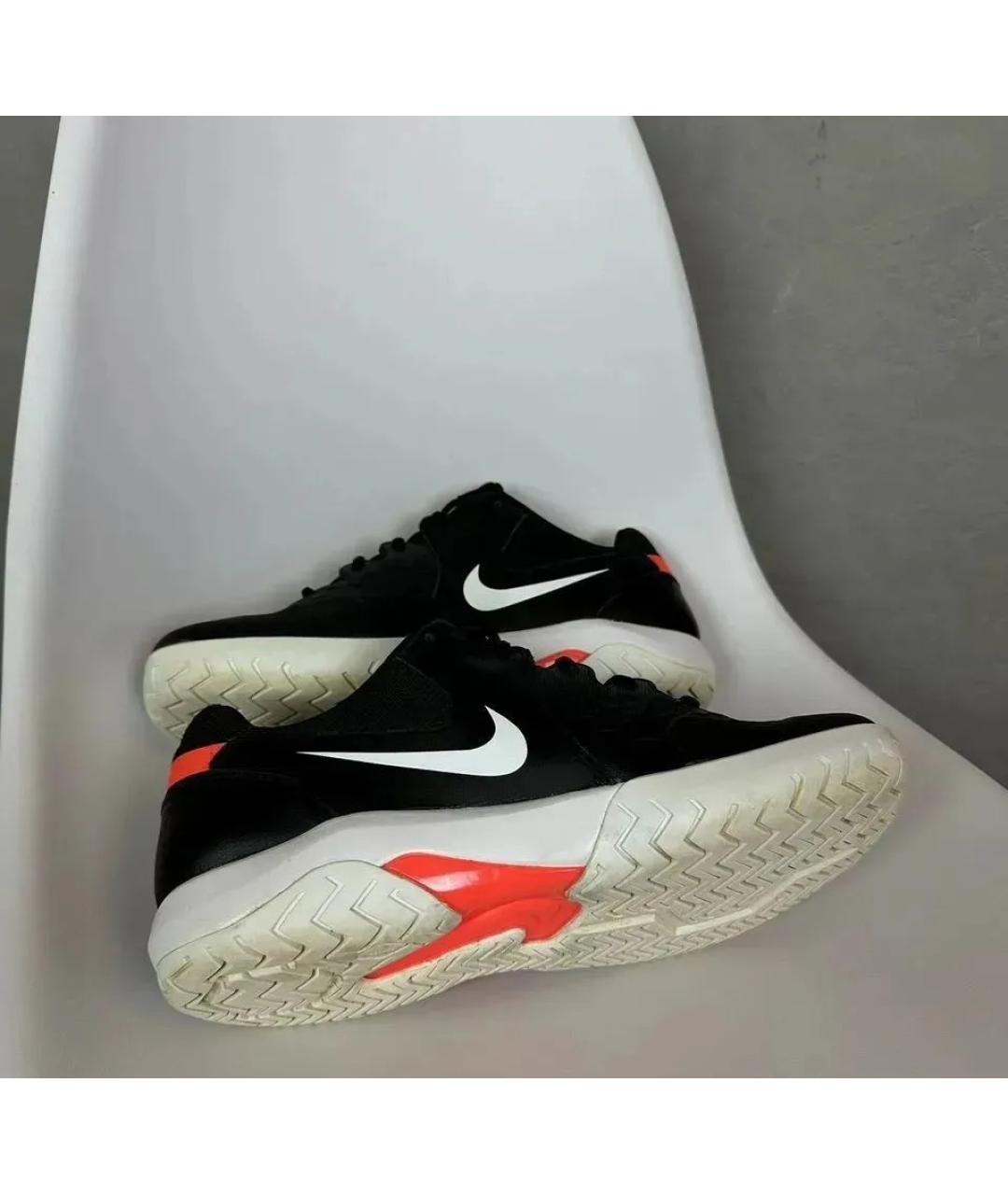 NIKE Черные низкие кроссовки / кеды, фото 6