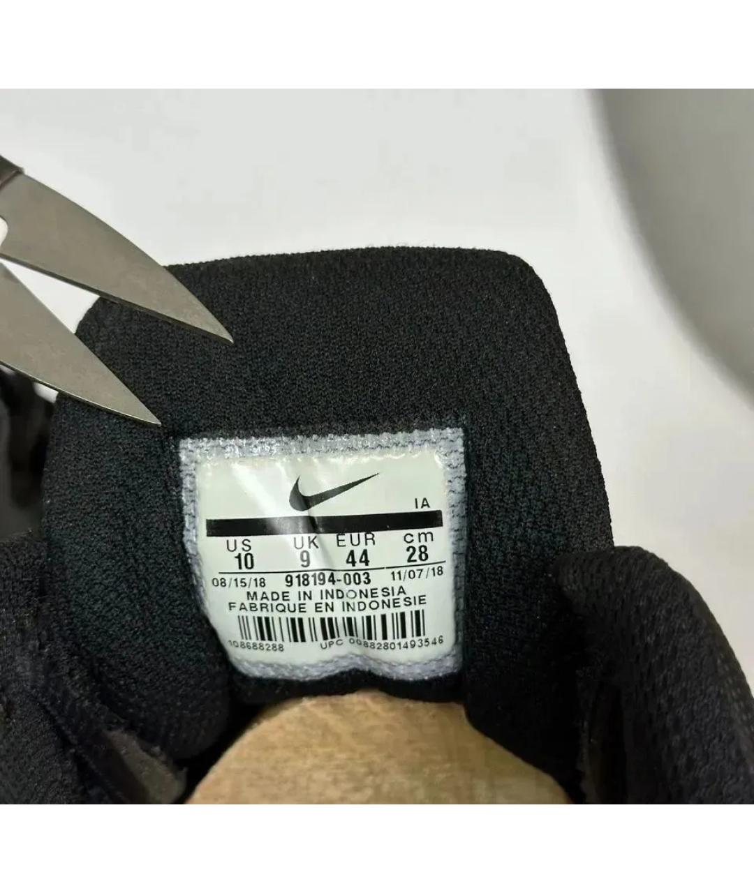 NIKE Черные низкие кроссовки / кеды, фото 8