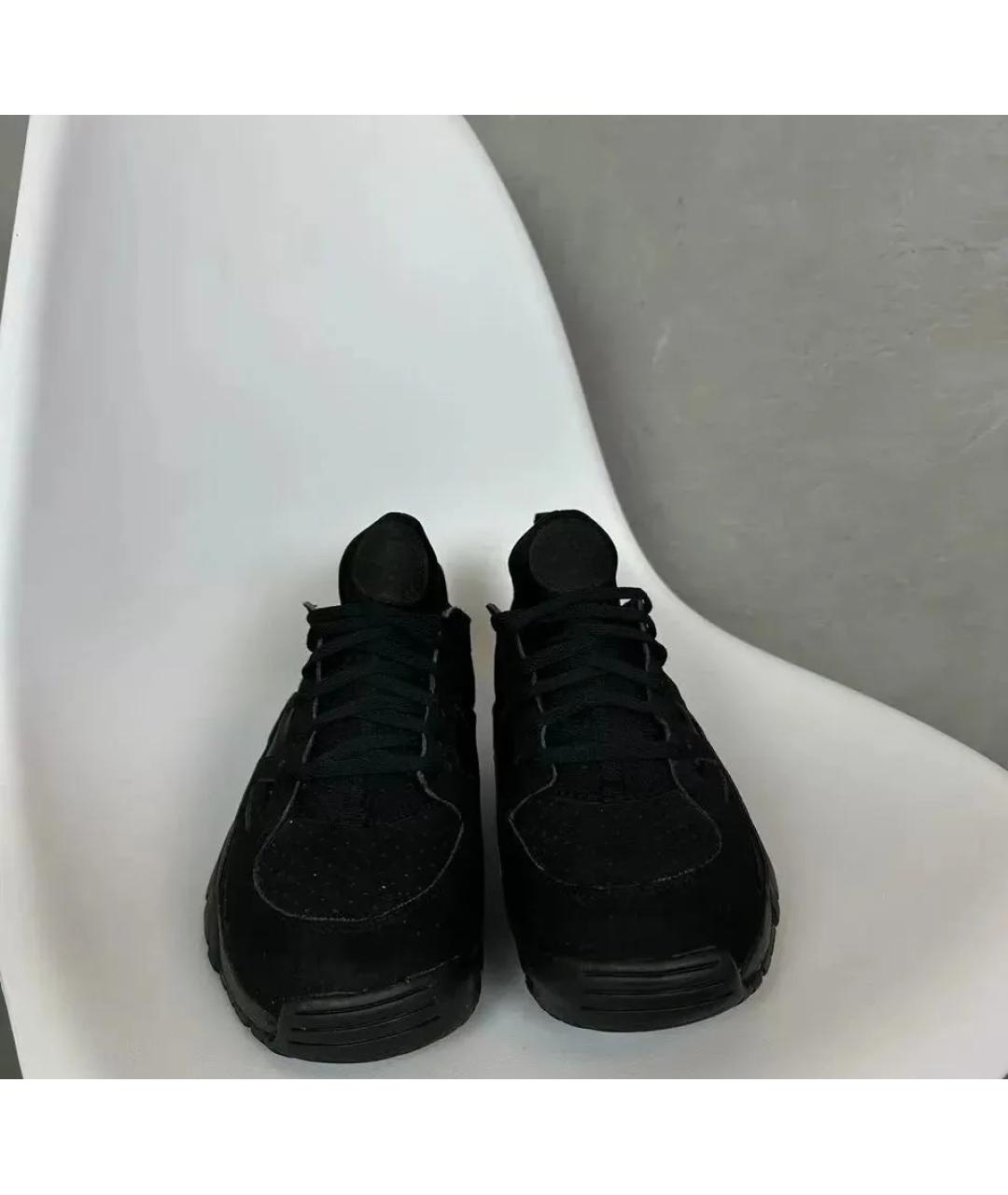 NIKE Черные низкие кроссовки / кеды, фото 2