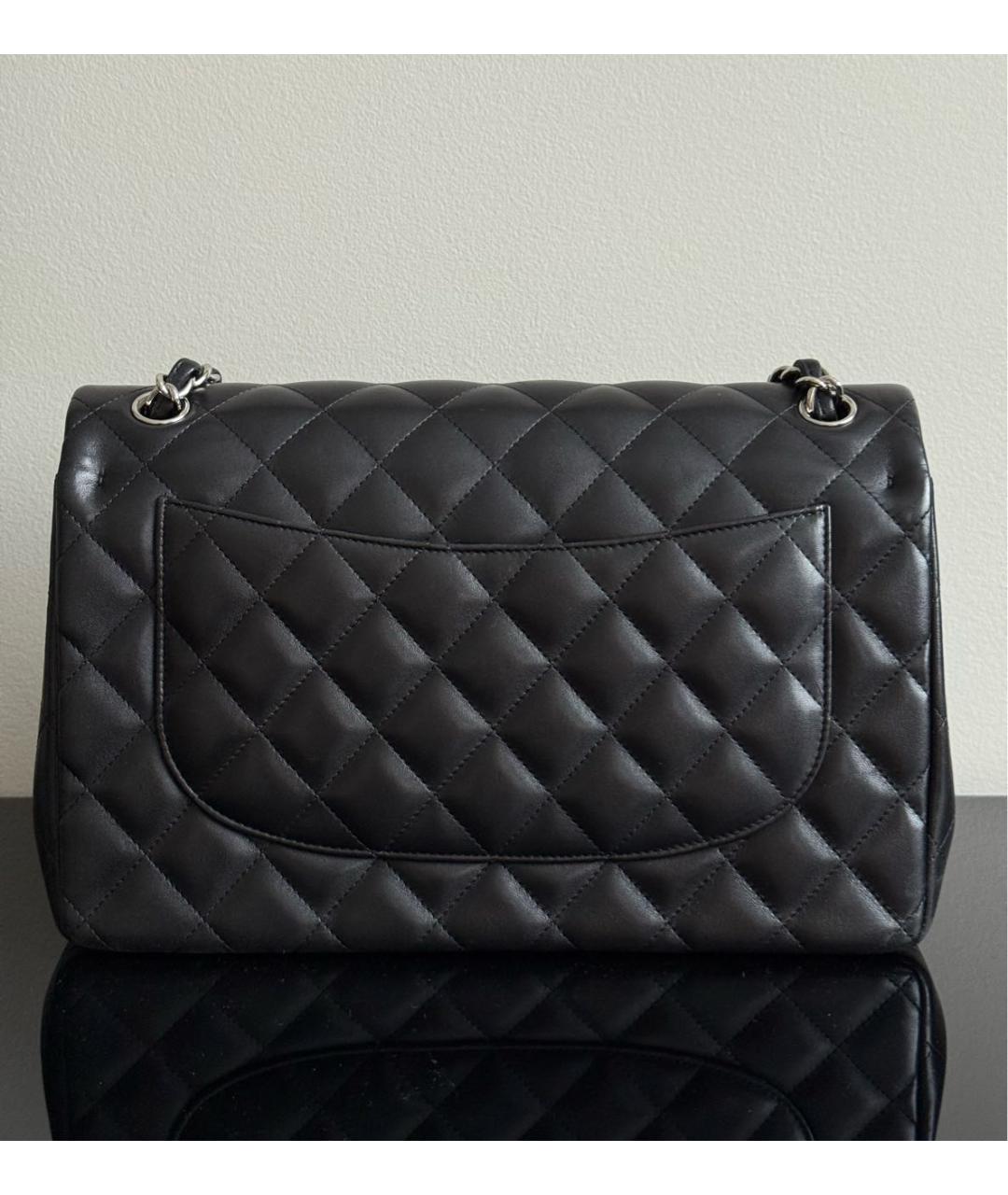 CHANEL Черная кожаная сумка через плечо, фото 3