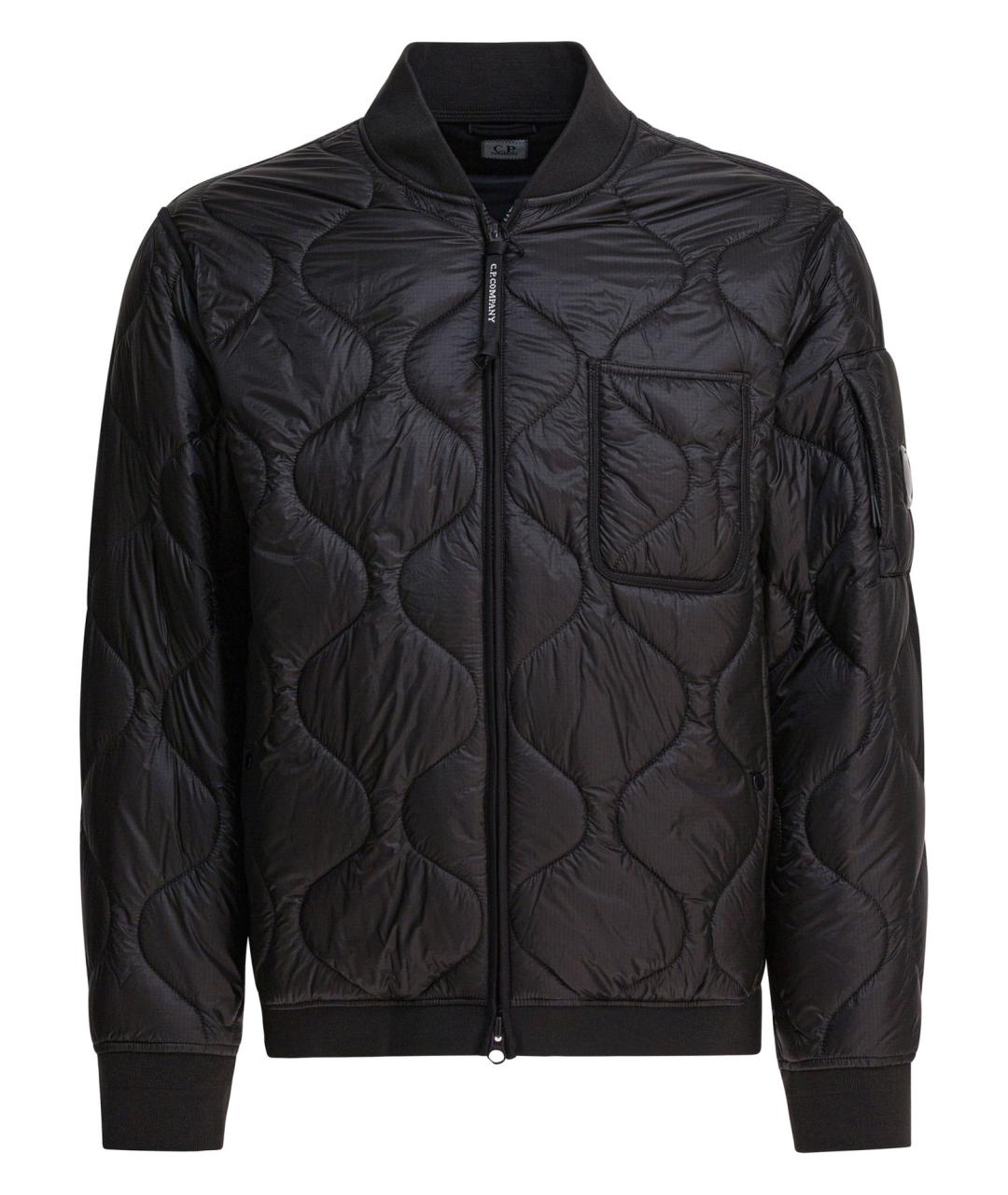 CP COMPANY Черная полиамидовая куртка, фото 1
