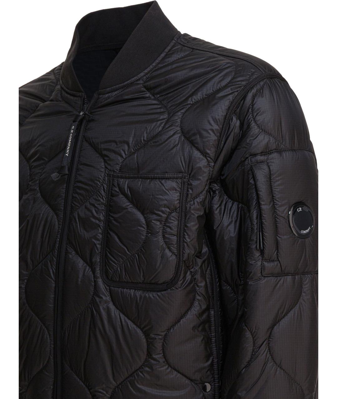 CP COMPANY Черная полиамидовая куртка, фото 4