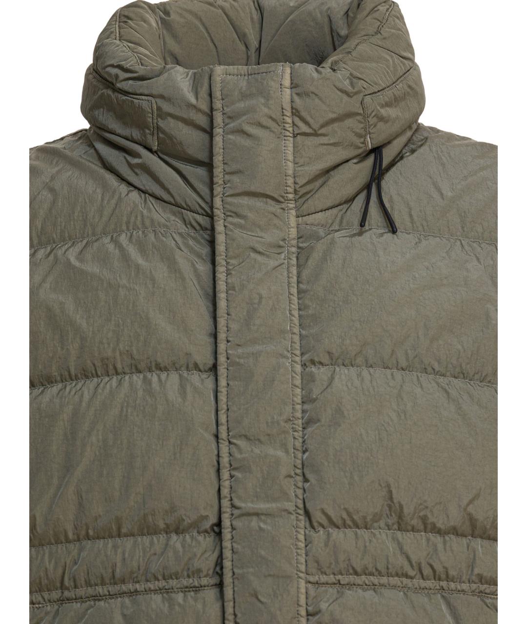 CP COMPANY Хаки полиамидовый пуховик, фото 3