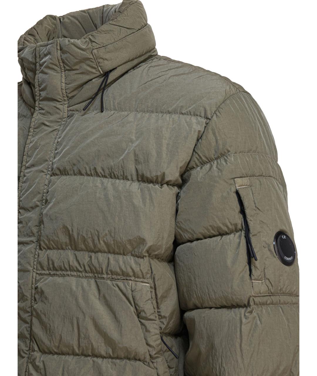 CP COMPANY Хаки полиамидовый пуховик, фото 4