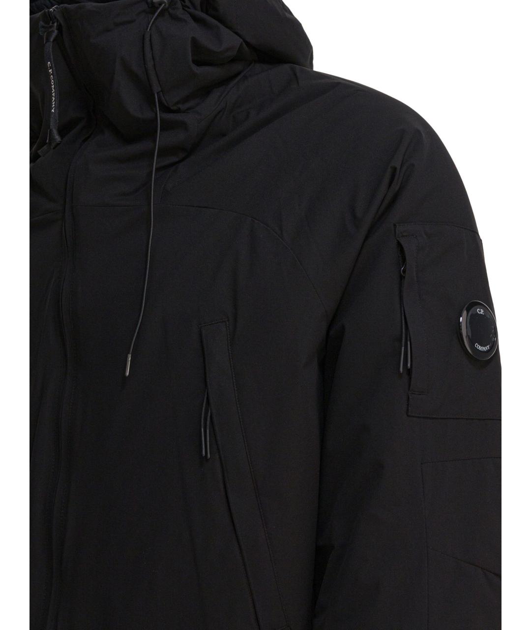 CP COMPANY Черная полиэстеровая куртка, фото 4