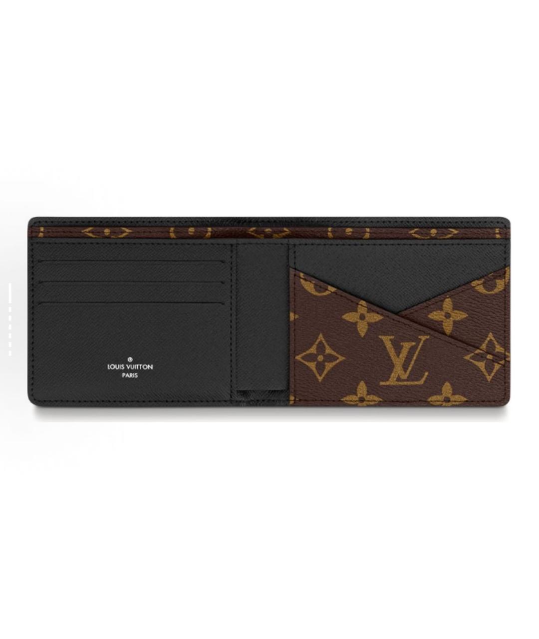 LOUIS VUITTON Коричневый кошелек, фото 4