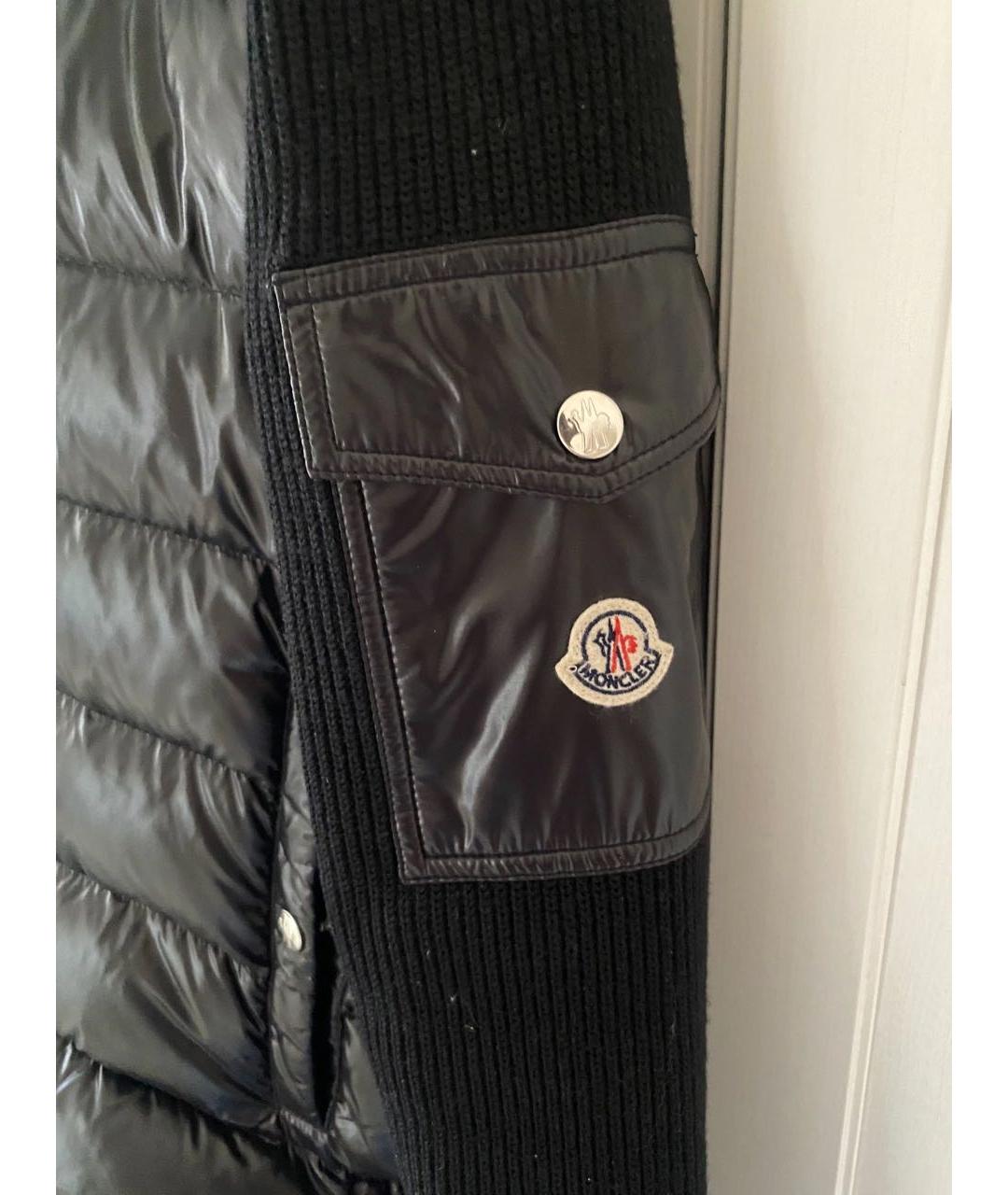MONCLER Черная куртка, фото 4