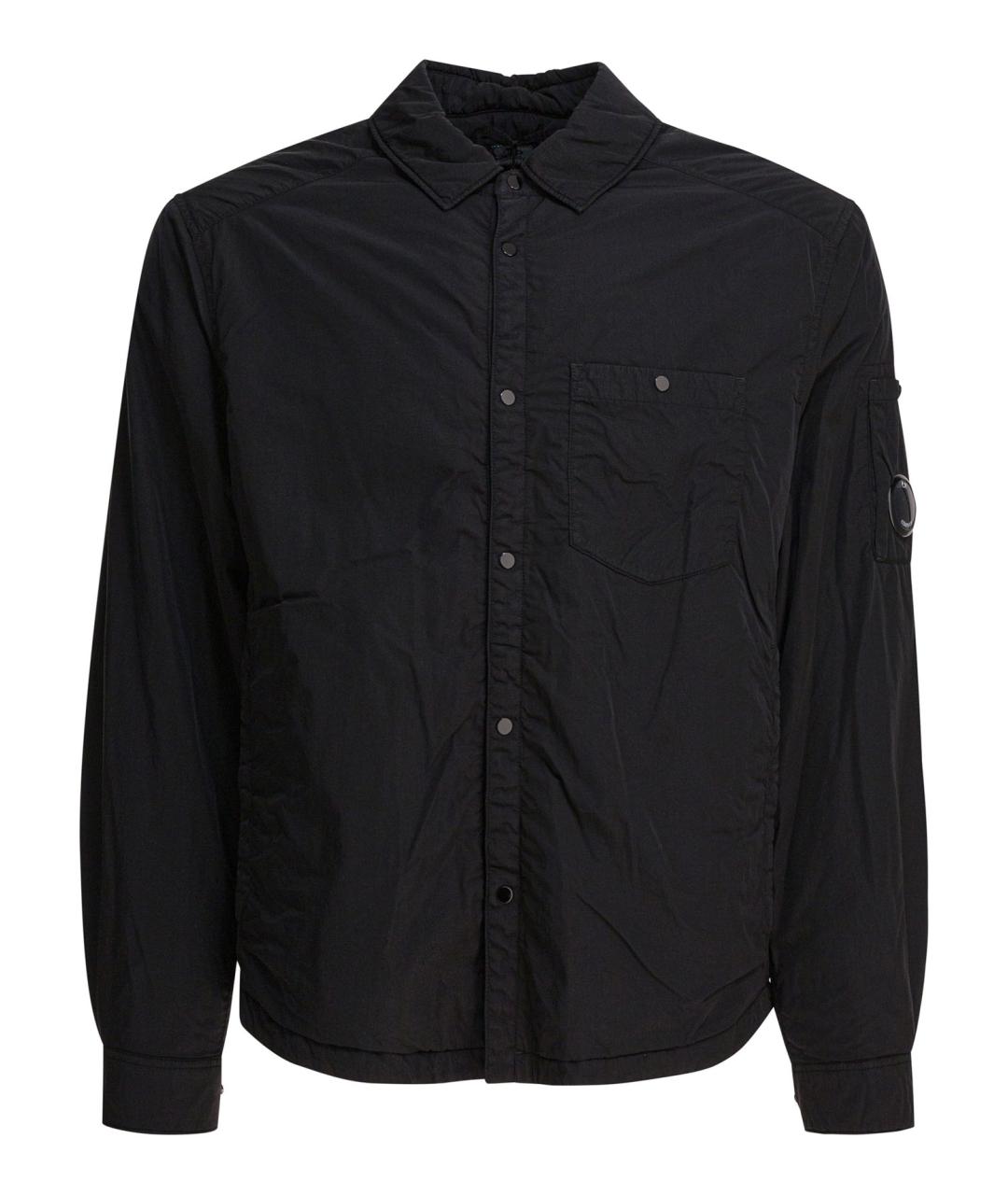 CP COMPANY Черная полиамидовая куртка, фото 1