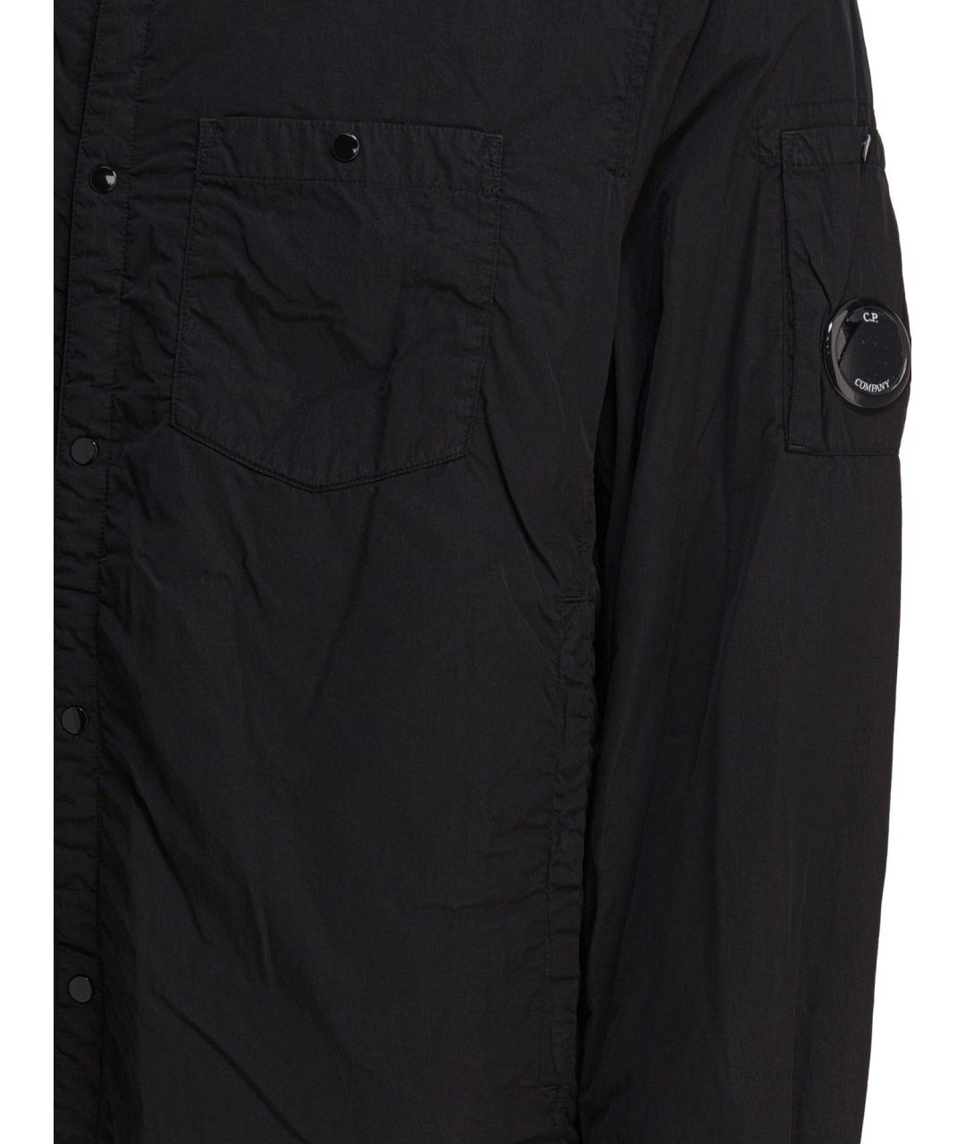 CP COMPANY Черная полиамидовая куртка, фото 4