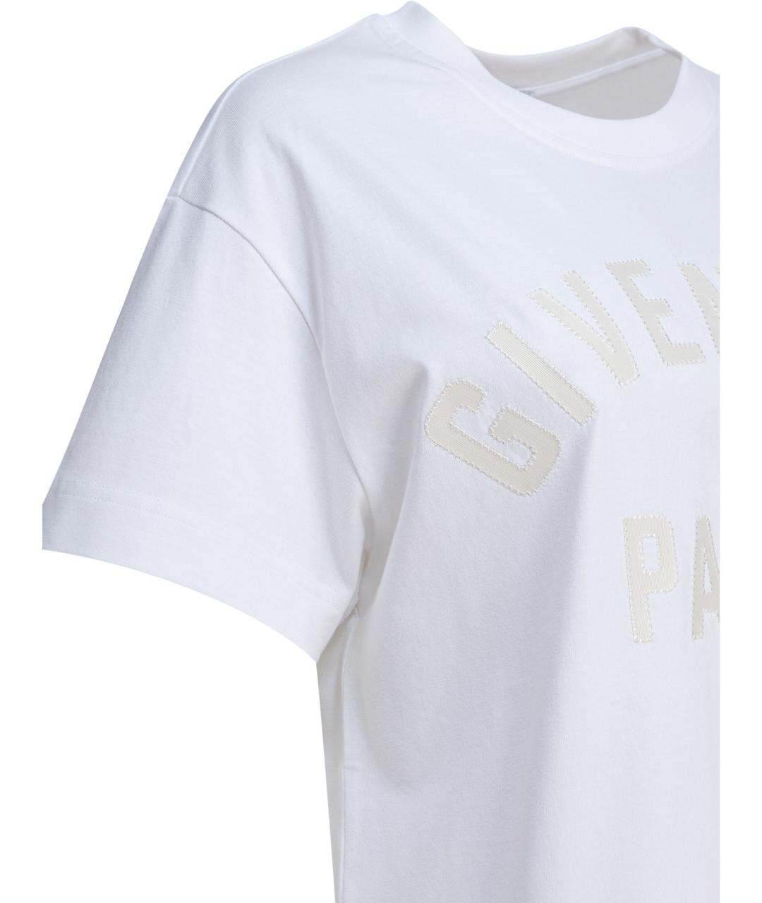 GIVENCHY Белая хлопковая футболка, фото 4