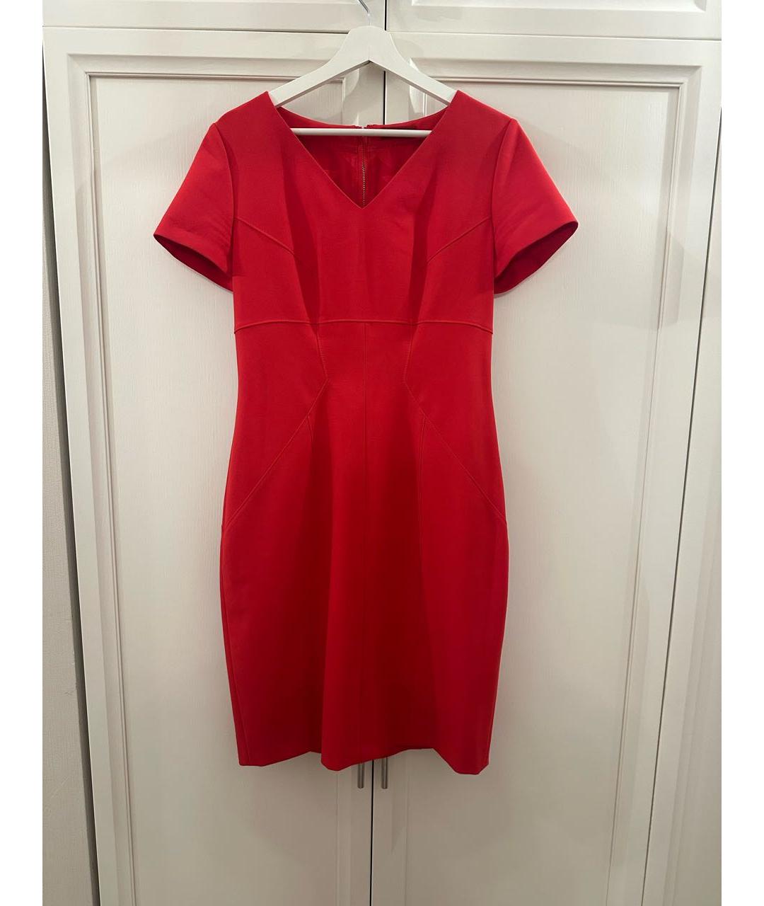 HUGO BOSS Красное коктейльное платье, фото 5
