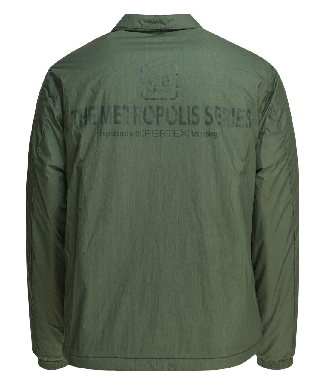 CP COMPANY Зеленая полиамидовая куртка, фото 2
