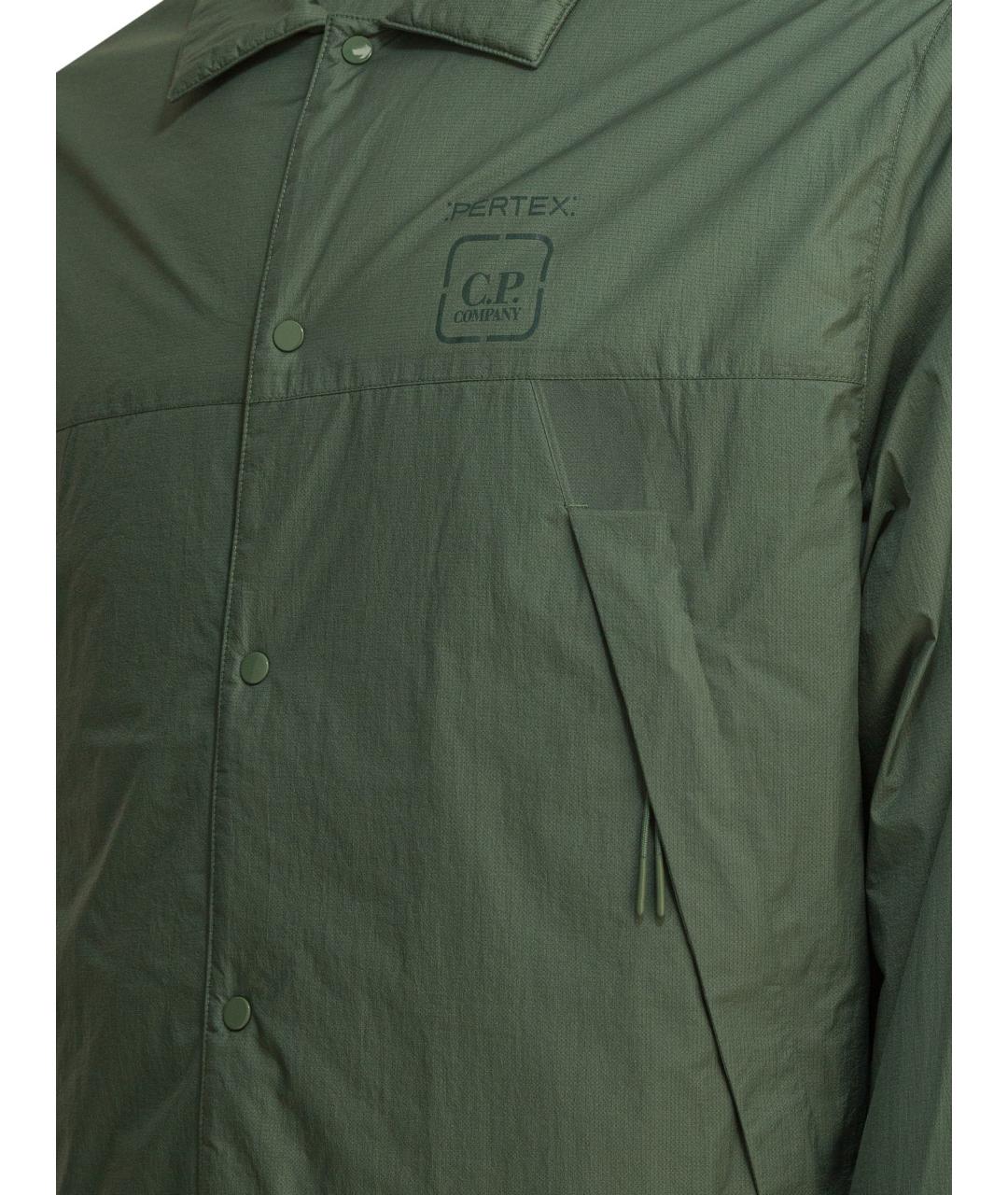 CP COMPANY Зеленая полиамидовая куртка, фото 4