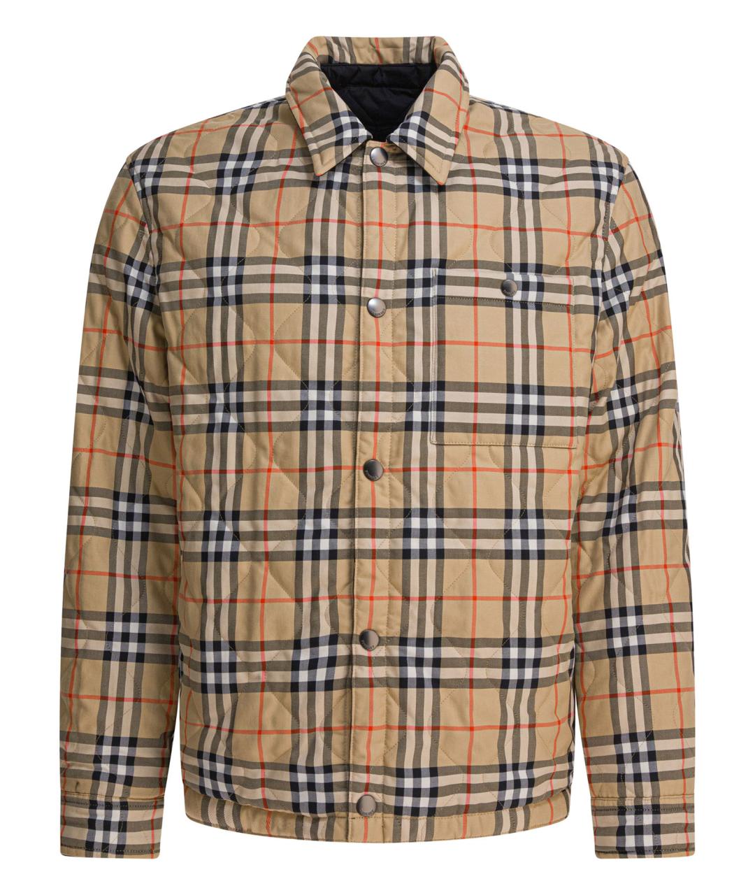 BURBERRY Черная полиамидовая куртка, фото 2