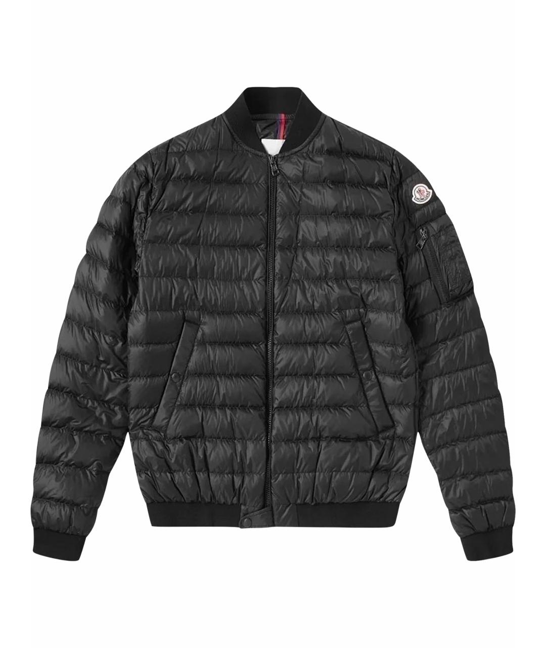 MONCLER Черная полиамидовая куртка, фото 1
