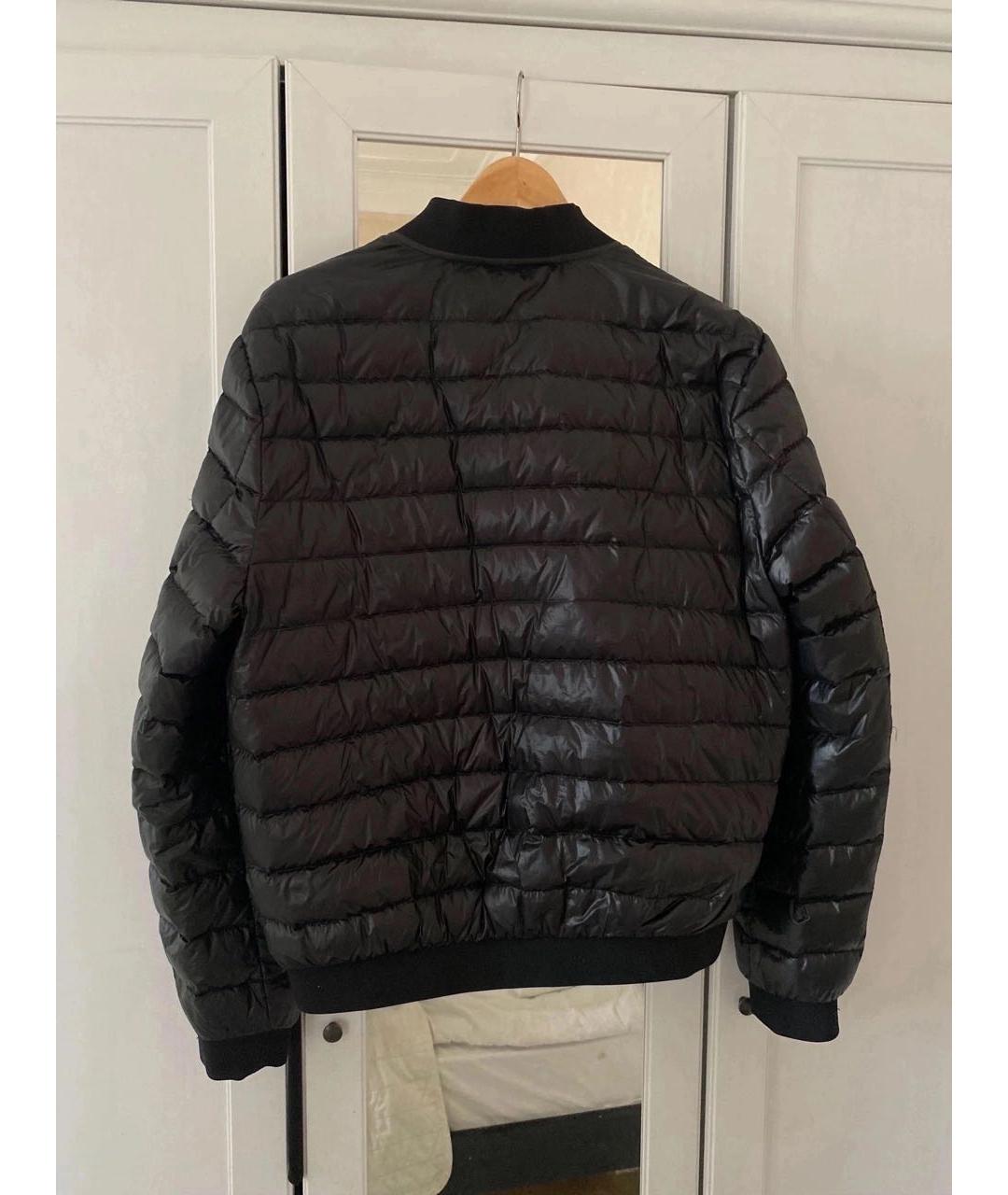 MONCLER Черная полиамидовая куртка, фото 3