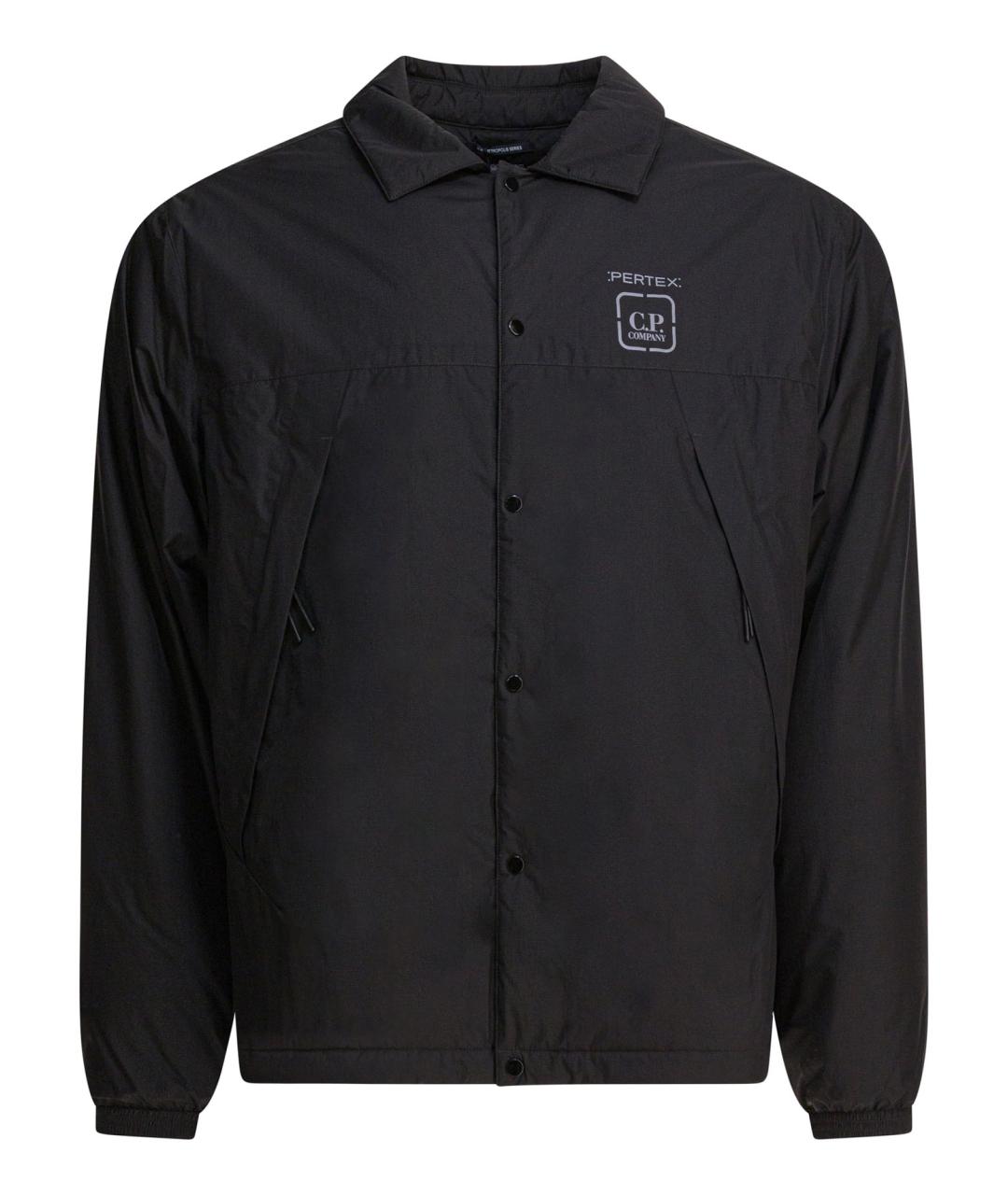 CP COMPANY Черная полиамидовая куртка, фото 1