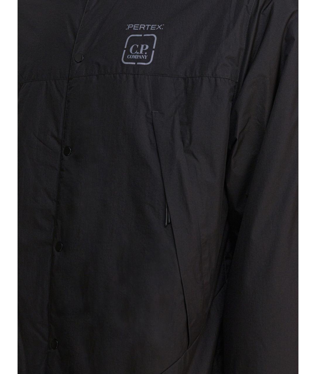 CP COMPANY Черная полиамидовая куртка, фото 4