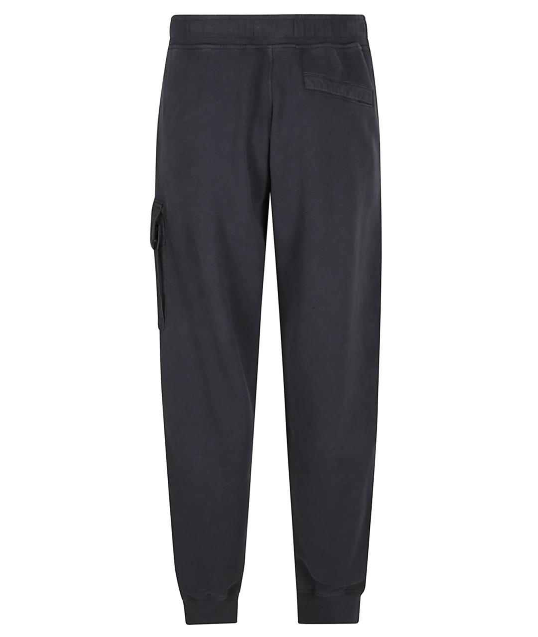 STONE ISLAND Синие хлопковые повседневные брюки, фото 3