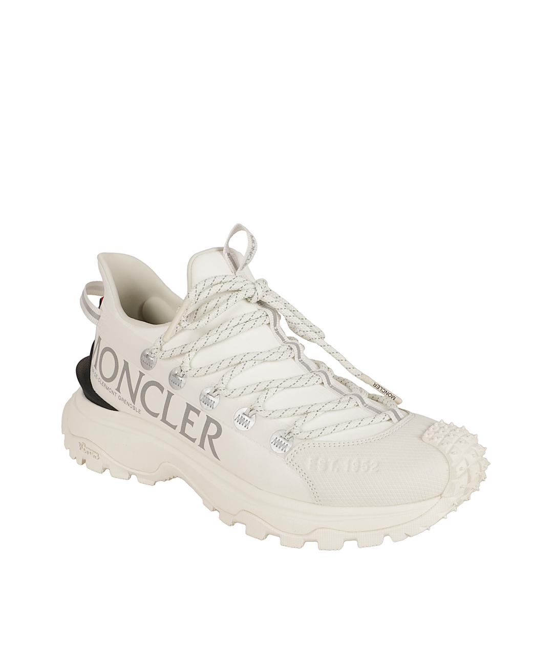 MONCLER Белые синтетические кроссовки, фото 2