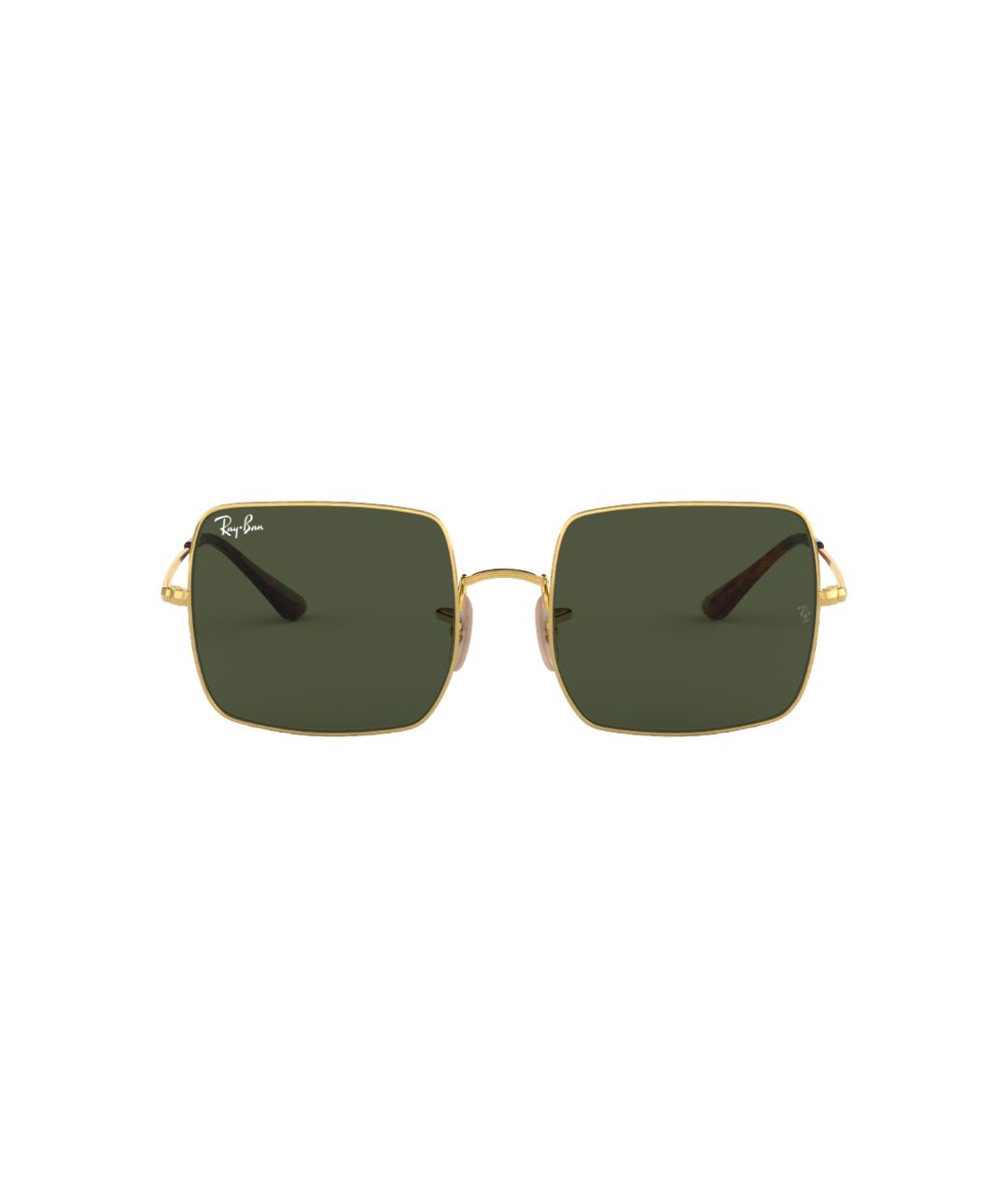 RAY BAN Золотые металлические солнцезащитные очки, фото 2