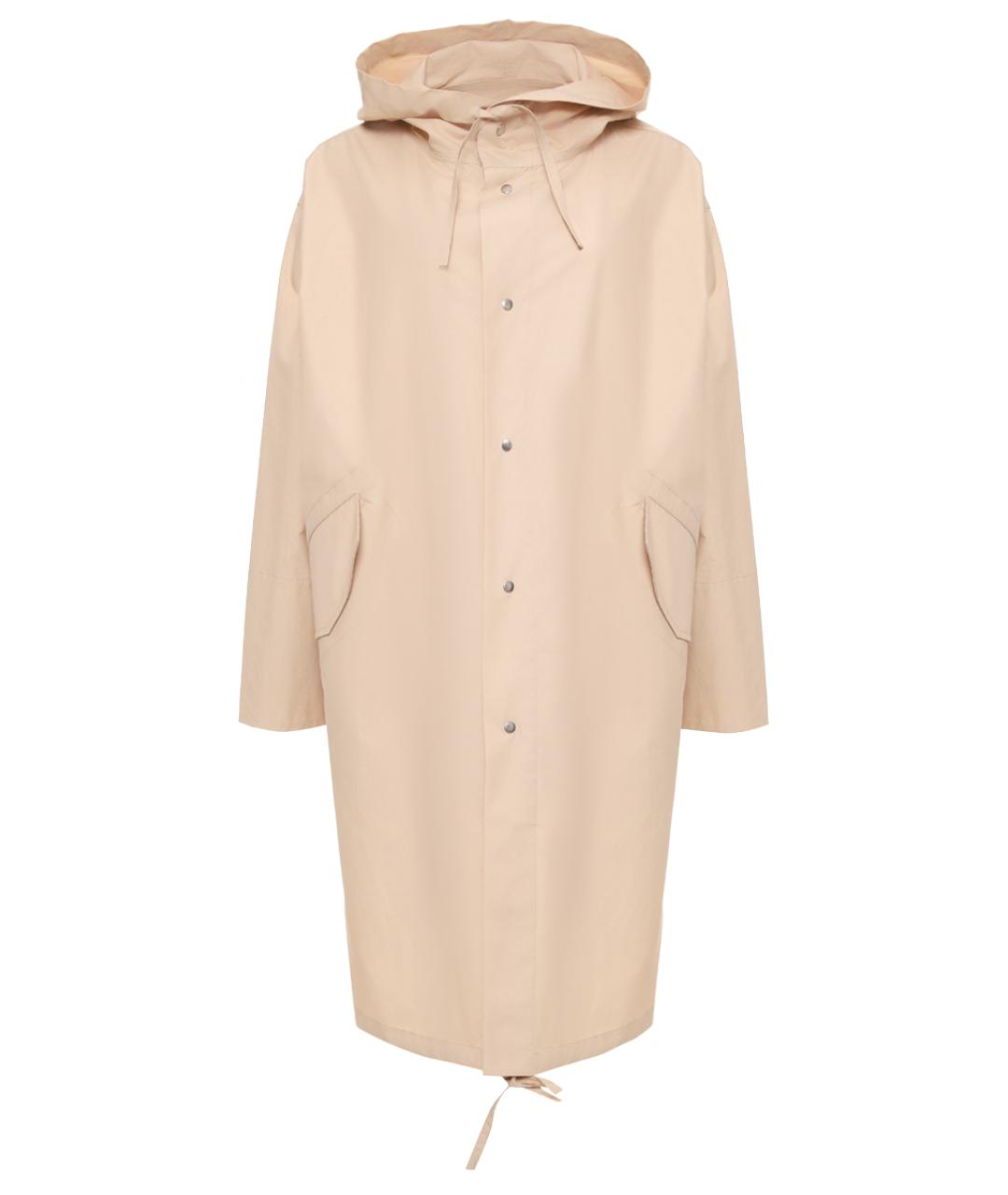 JIL SANDER Бежевый тренч/плащ, фото 1