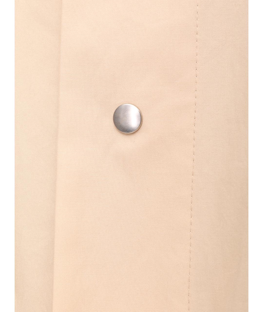 JIL SANDER Бежевый тренч/плащ, фото 7