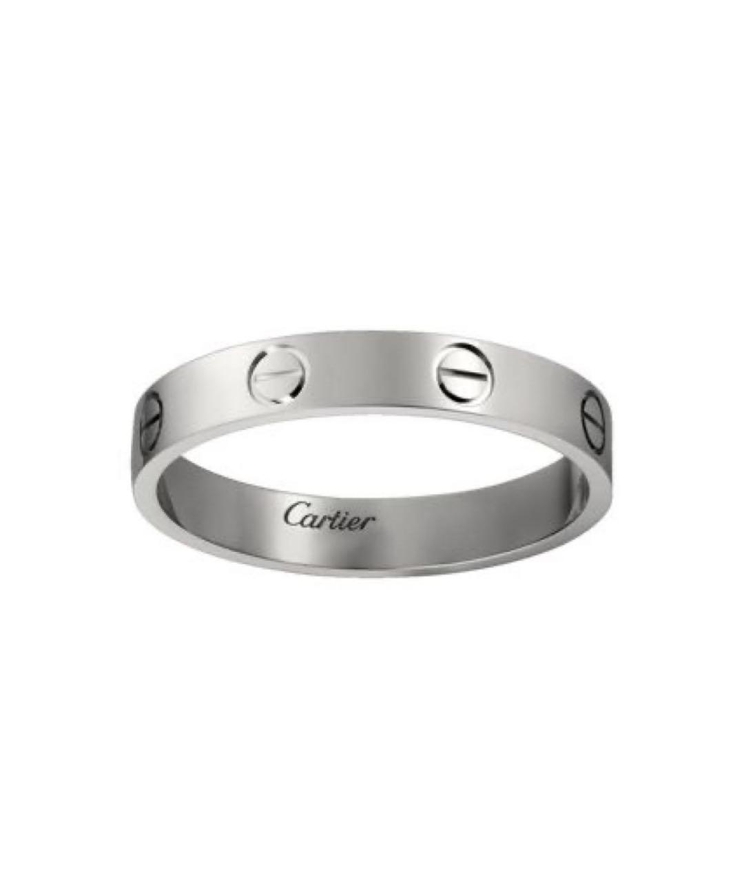 CARTIER Серебряное кольцо из белого золота, фото 1