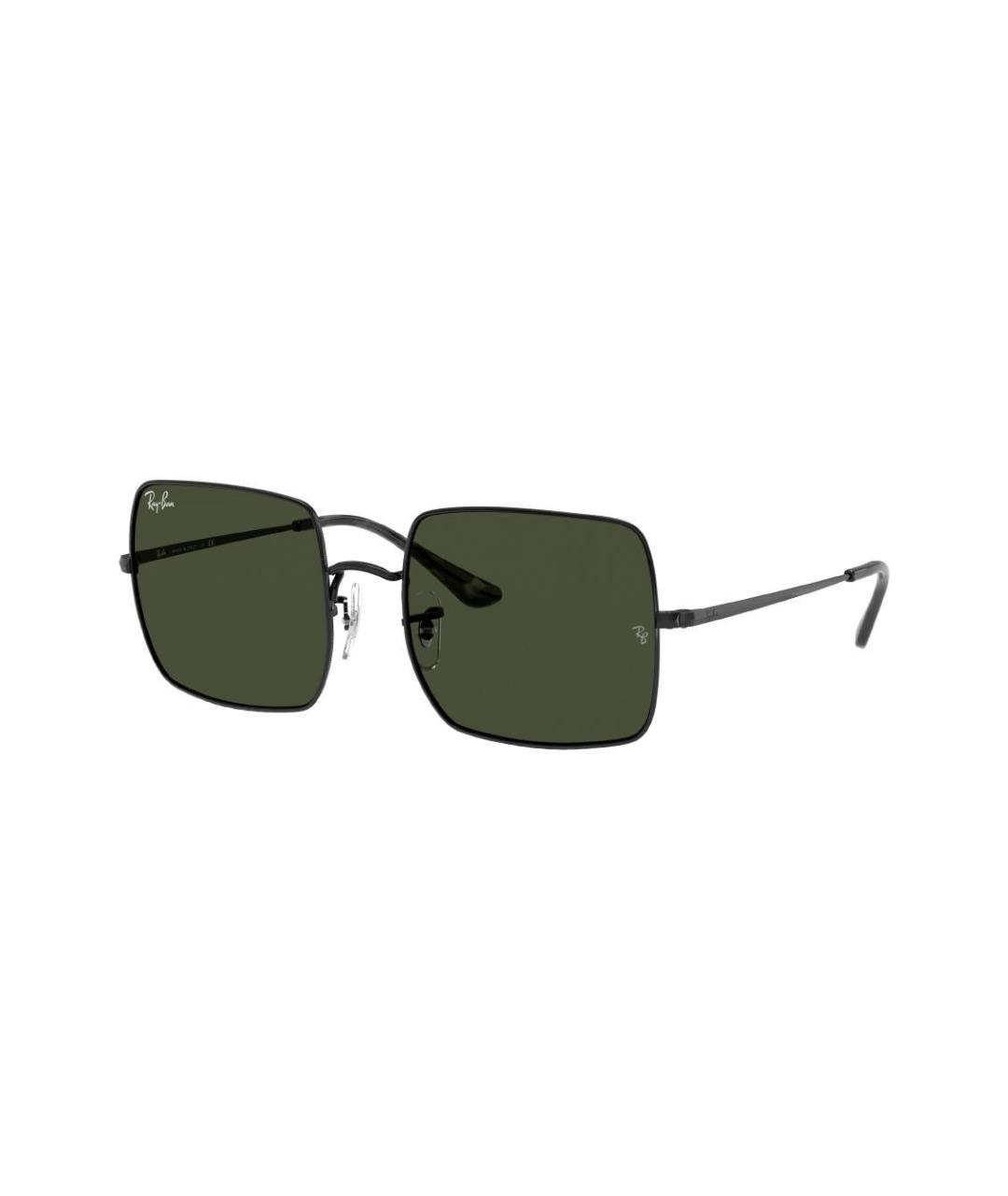 RAY BAN Черные металлические солнцезащитные очки, фото 1