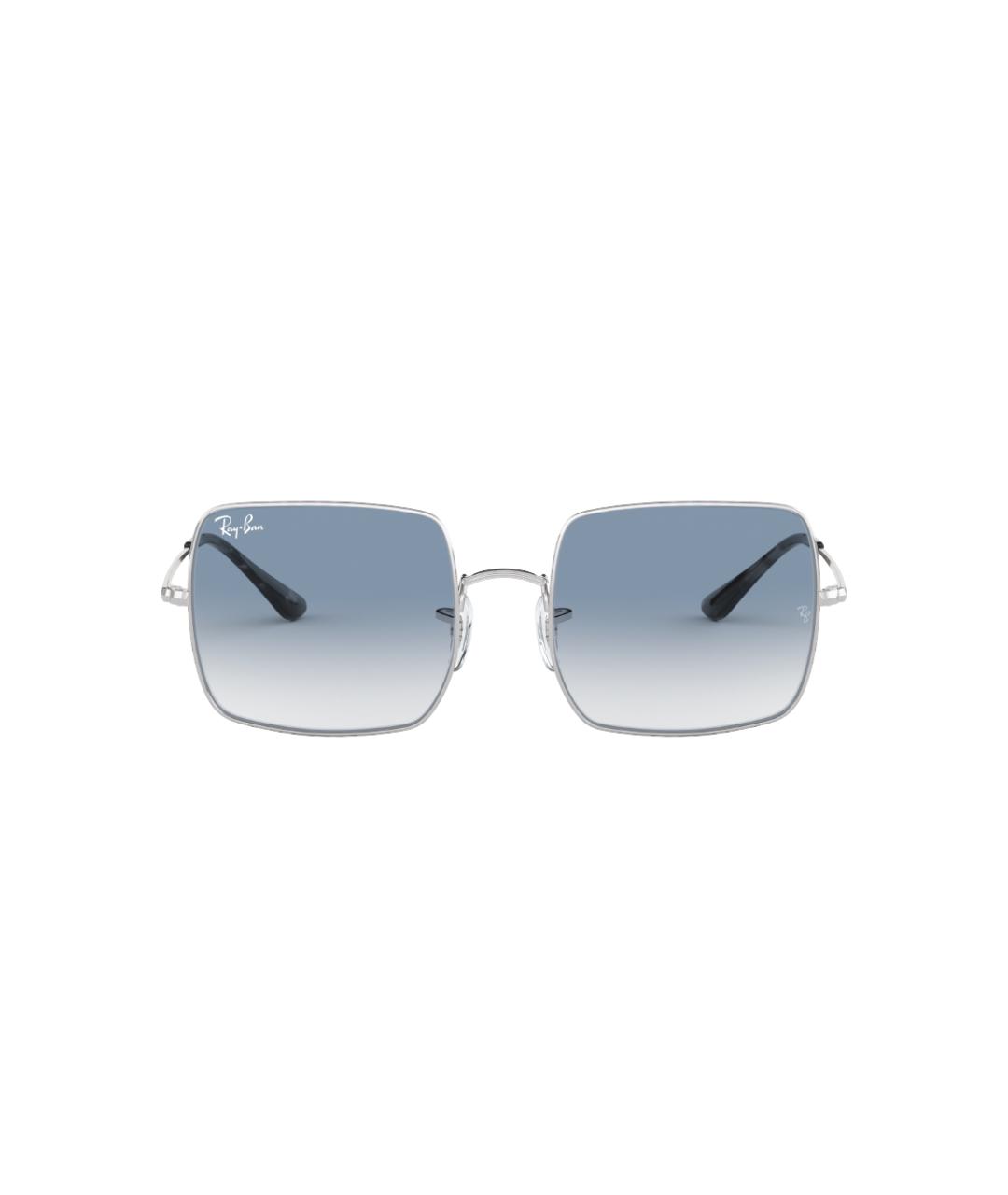 RAY BAN Серебряные металлические солнцезащитные очки, фото 2