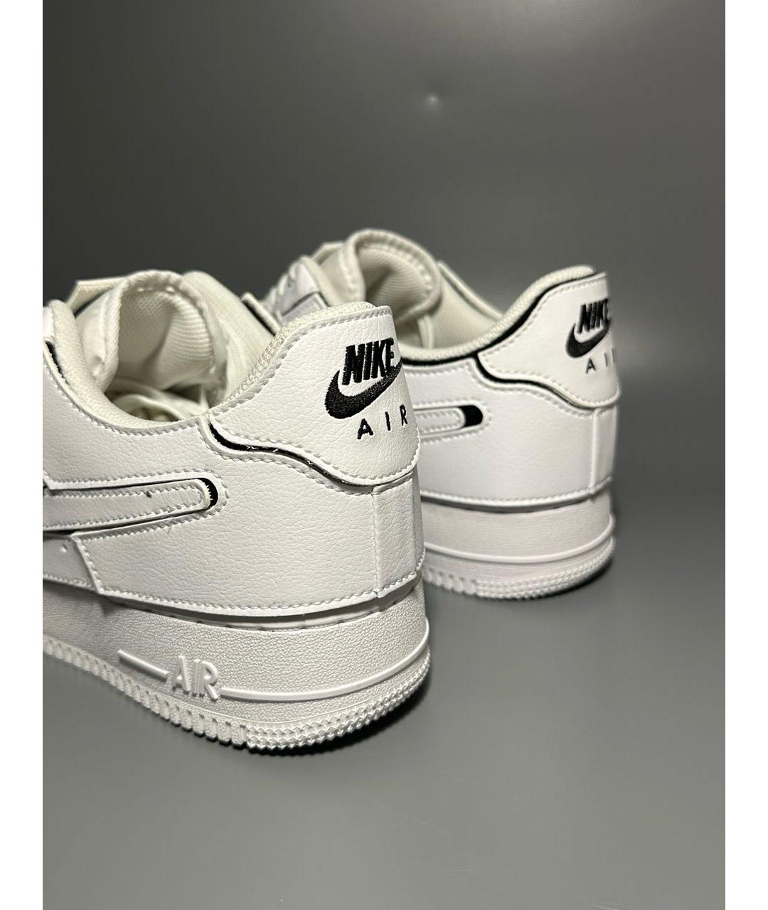 NIKE Белые кожаные низкие кроссовки / кеды, фото 8