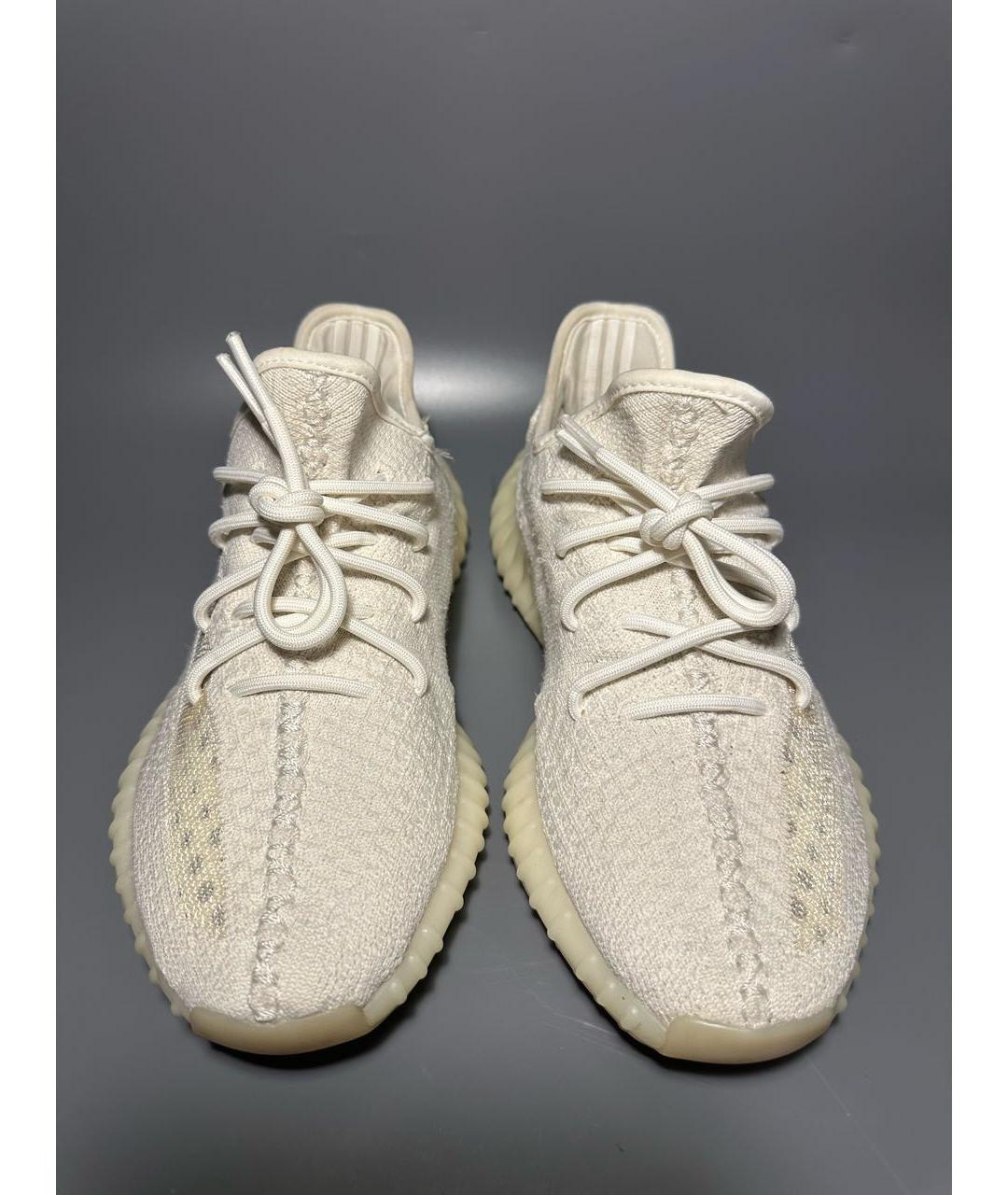 ADIDAS YEEZY Белые низкие кроссовки / кеды, фото 2