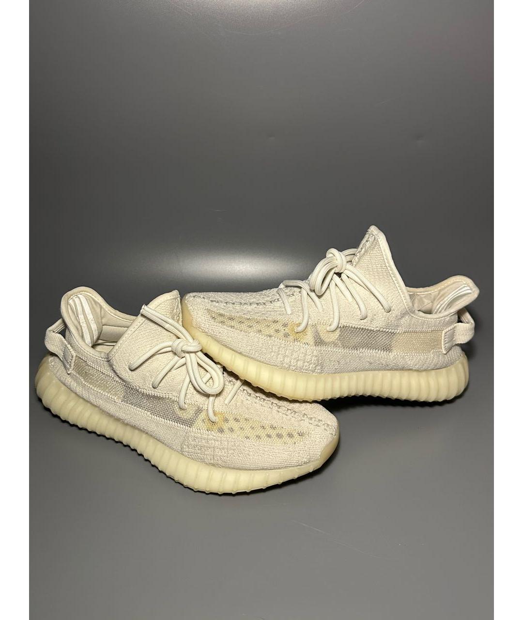 ADIDAS YEEZY Белые низкие кроссовки / кеды, фото 6