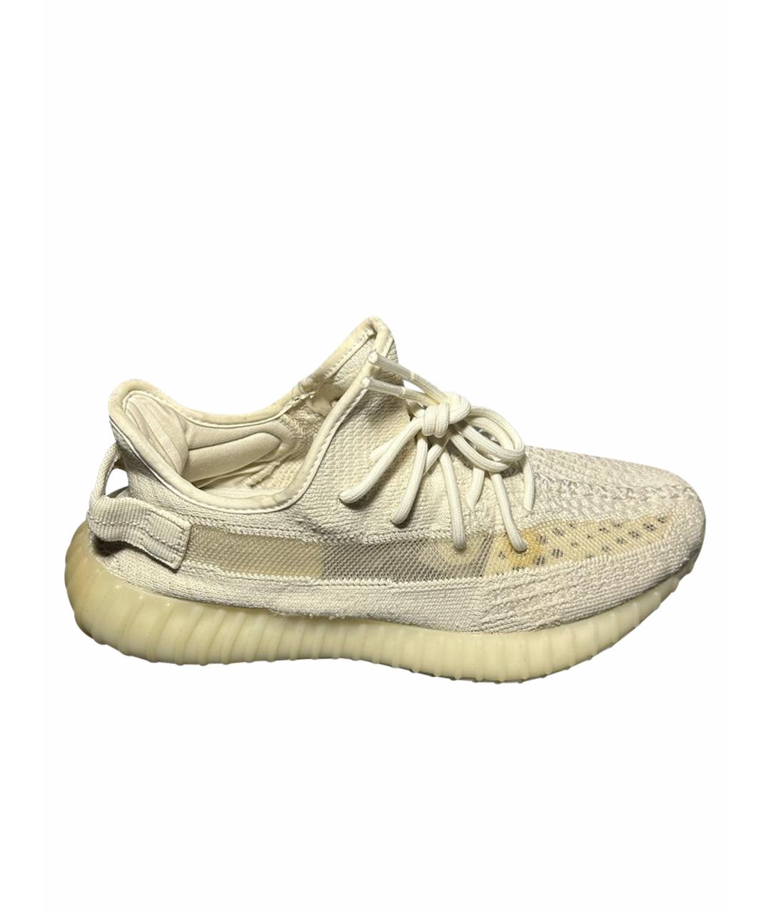 ADIDAS YEEZY Белые низкие кроссовки / кеды, фото 1