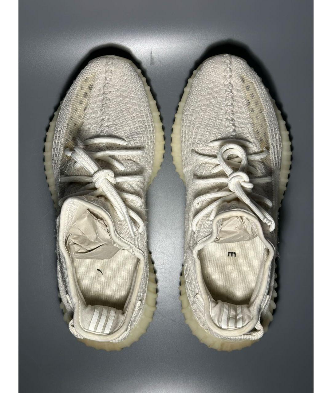 ADIDAS YEEZY Белые низкие кроссовки / кеды, фото 3