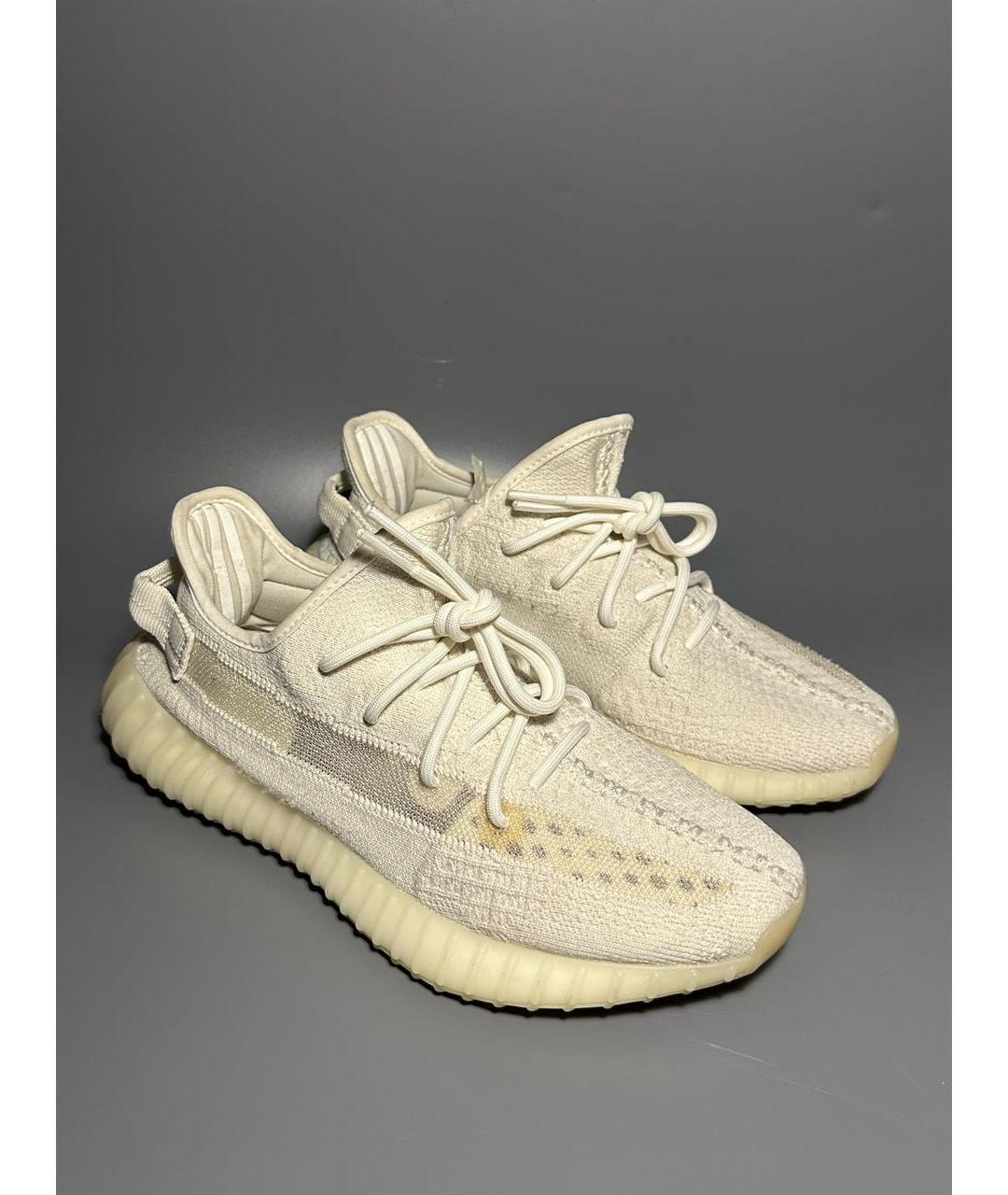 ADIDAS YEEZY Белые низкие кроссовки / кеды, фото 5