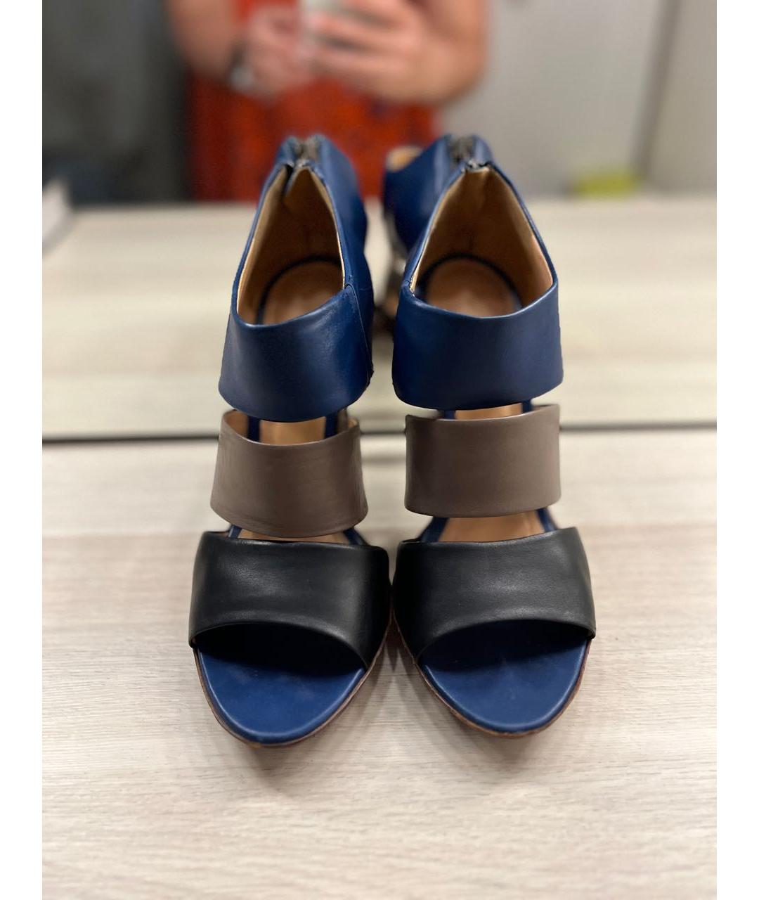 BOTTEGA VENETA Мульти кожаные босоножки, фото 2