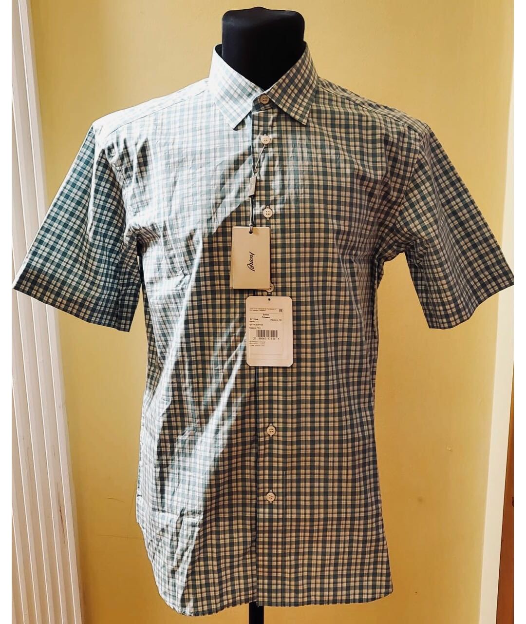 BRIONI Мульти хлопковая классическая рубашка, фото 9