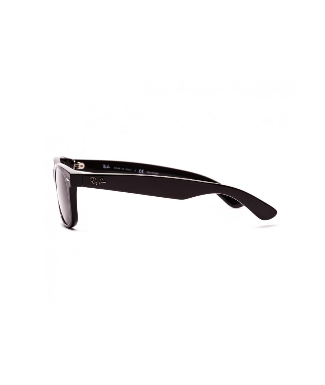 RAY BAN Черные пластиковые солнцезащитные очки, фото 3