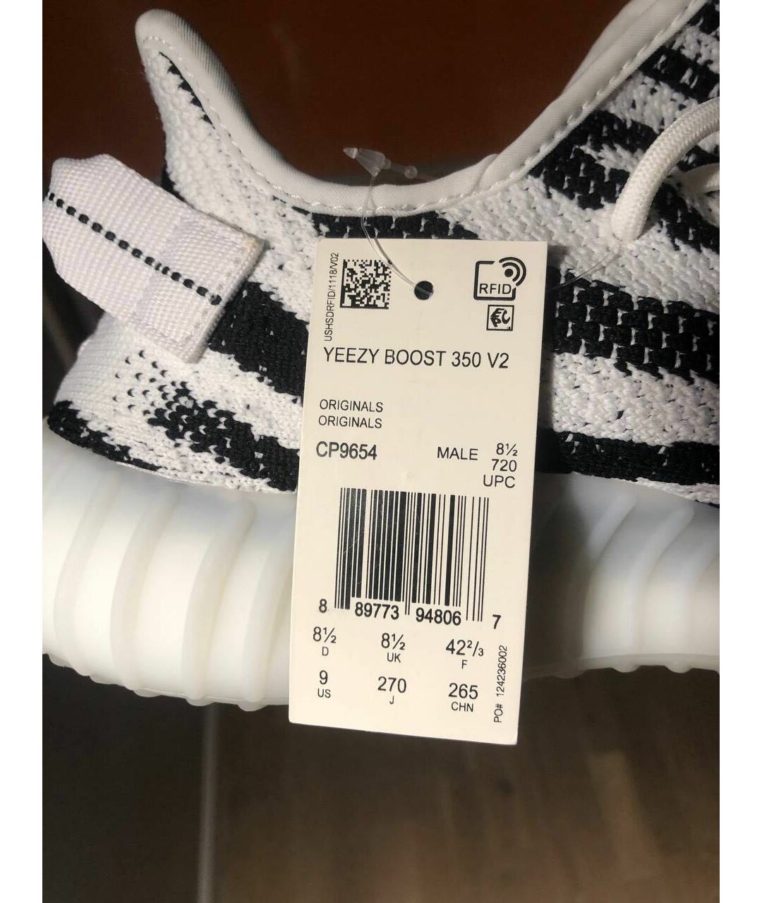 ADIDAS YEEZY Мульти низкие кроссовки / кеды, фото 7