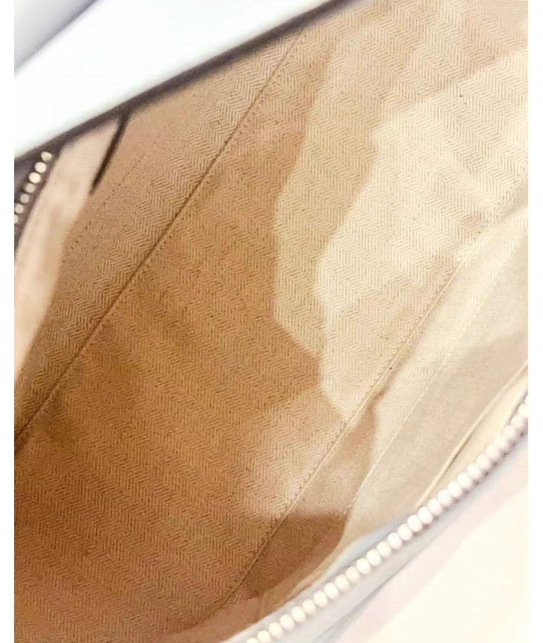 LOEWE Голубая кожаная сумка тоут, фото 7