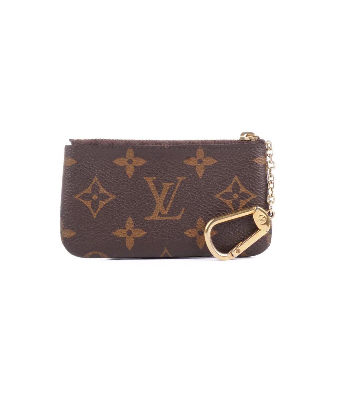 LOUIS VUITTON Коричневая ключница, фото 6