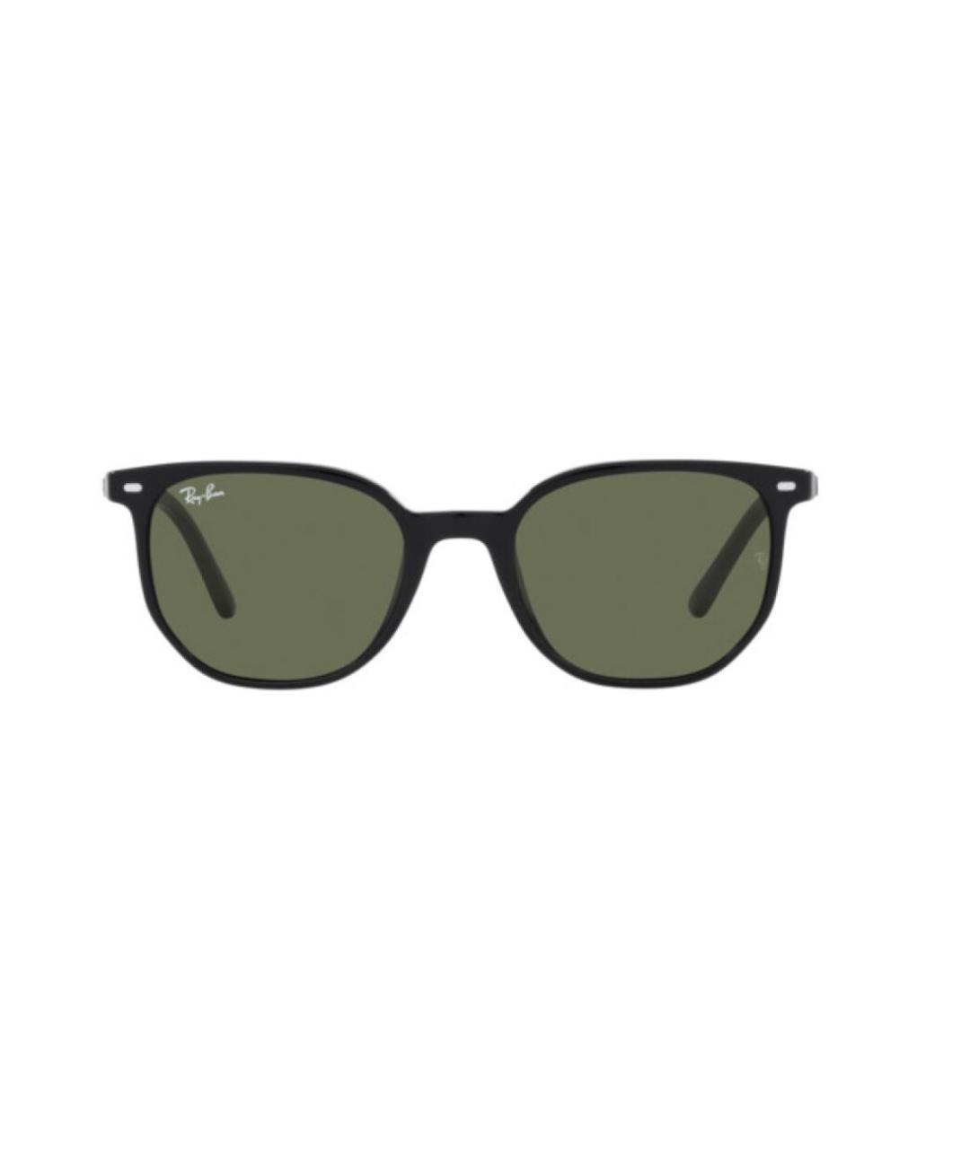 RAY BAN Черные пластиковые солнцезащитные очки, фото 2