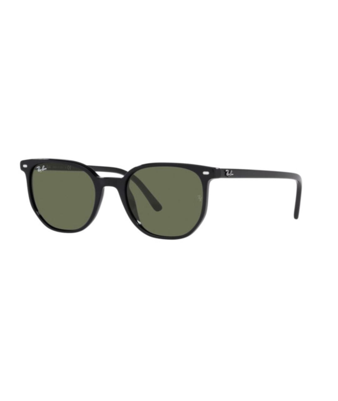 RAY BAN Черные пластиковые солнцезащитные очки, фото 1