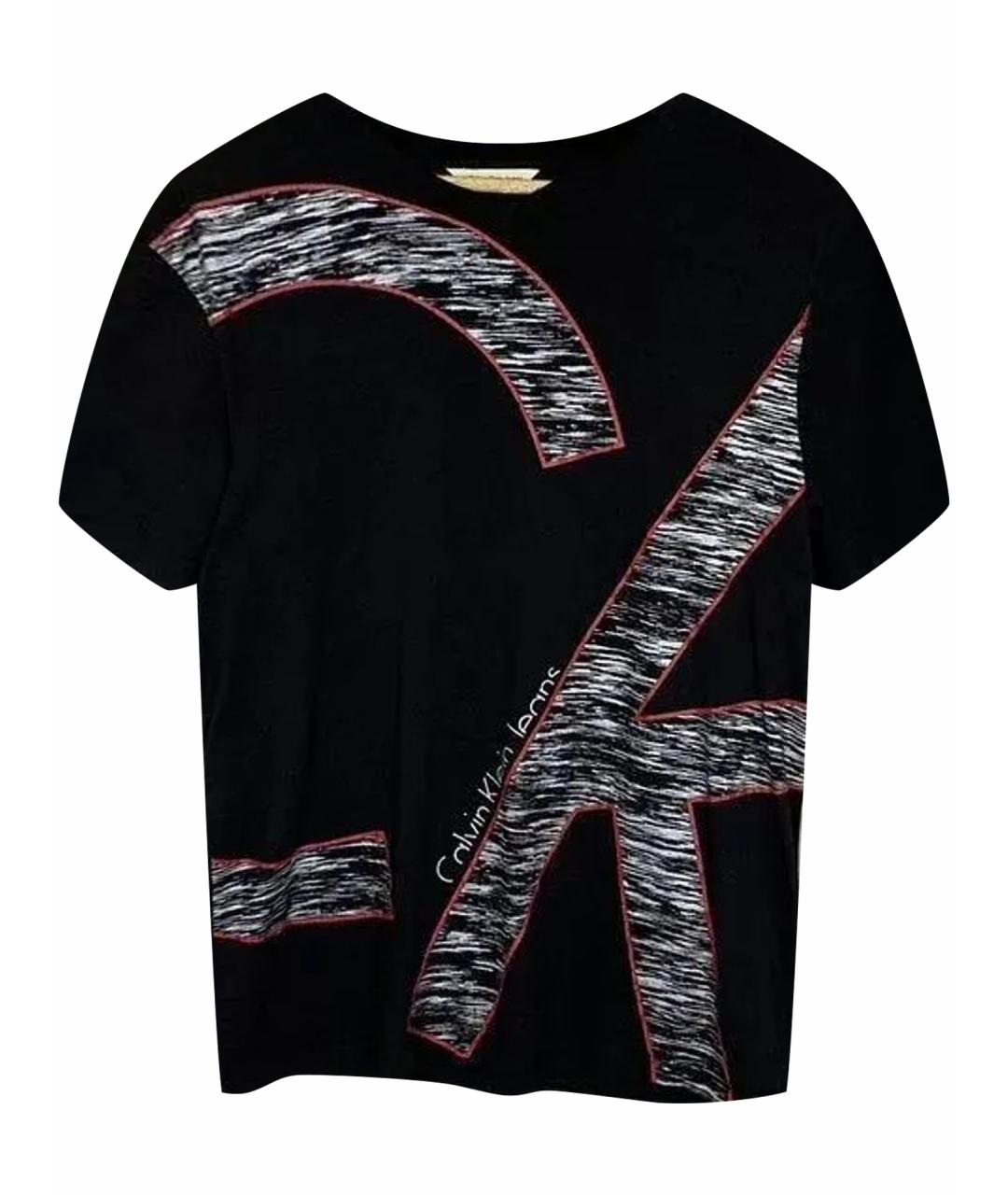 CALVIN KLEIN Черная футболка, фото 1