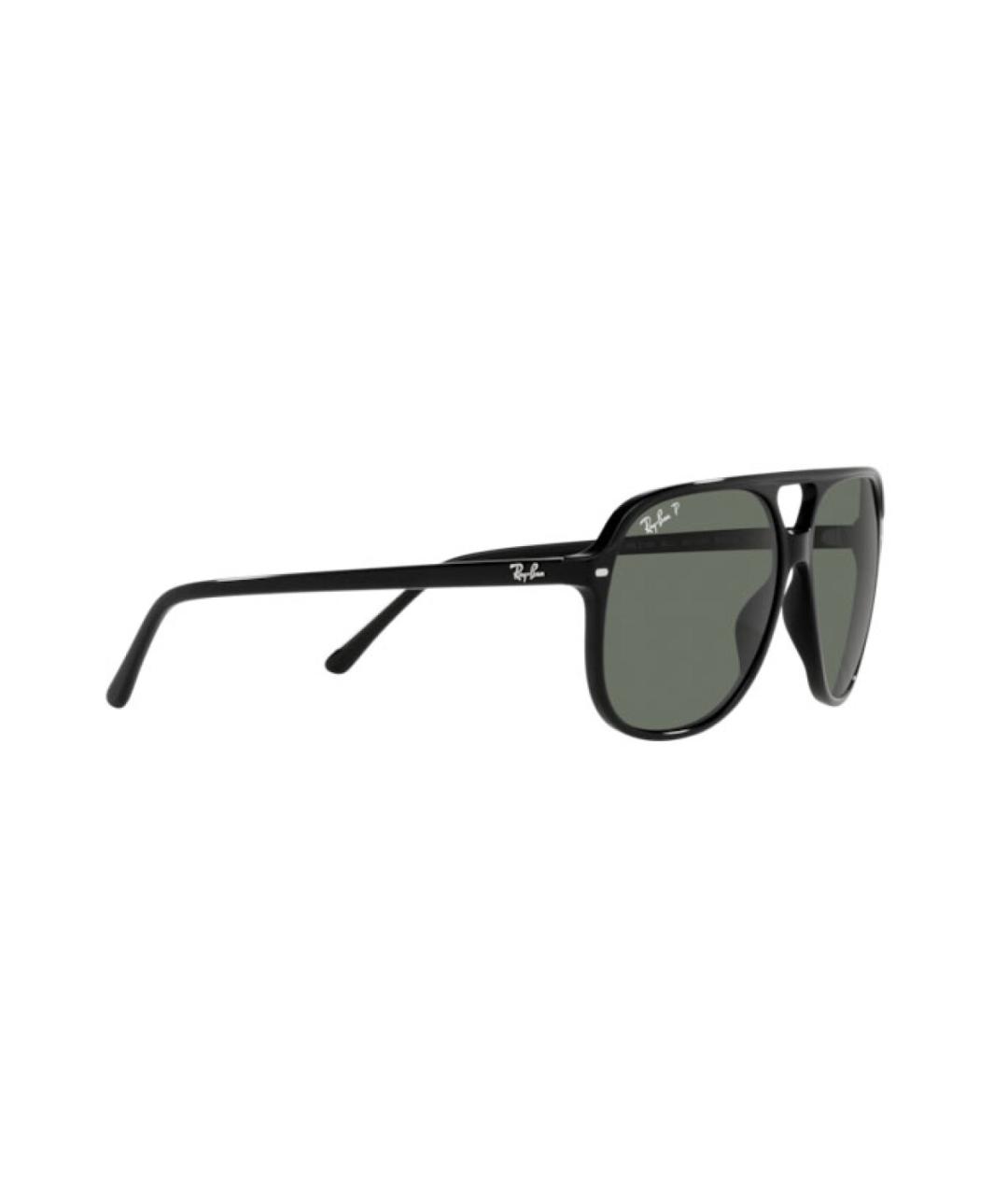 RAY BAN Черные пластиковые солнцезащитные очки, фото 6