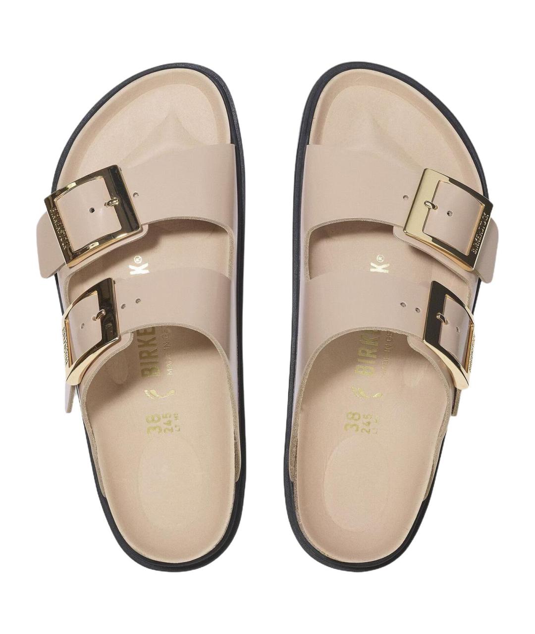 BIRKENSTOCK Бежевые сандалии, фото 4