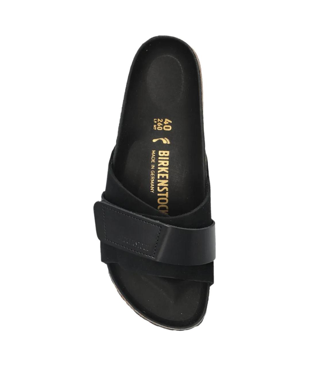 BIRKENSTOCK Черные шлепанцы, фото 4