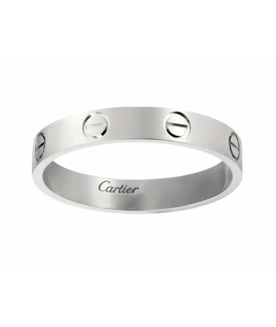 CARTIER Белое кольцо из белого золота, фото 1