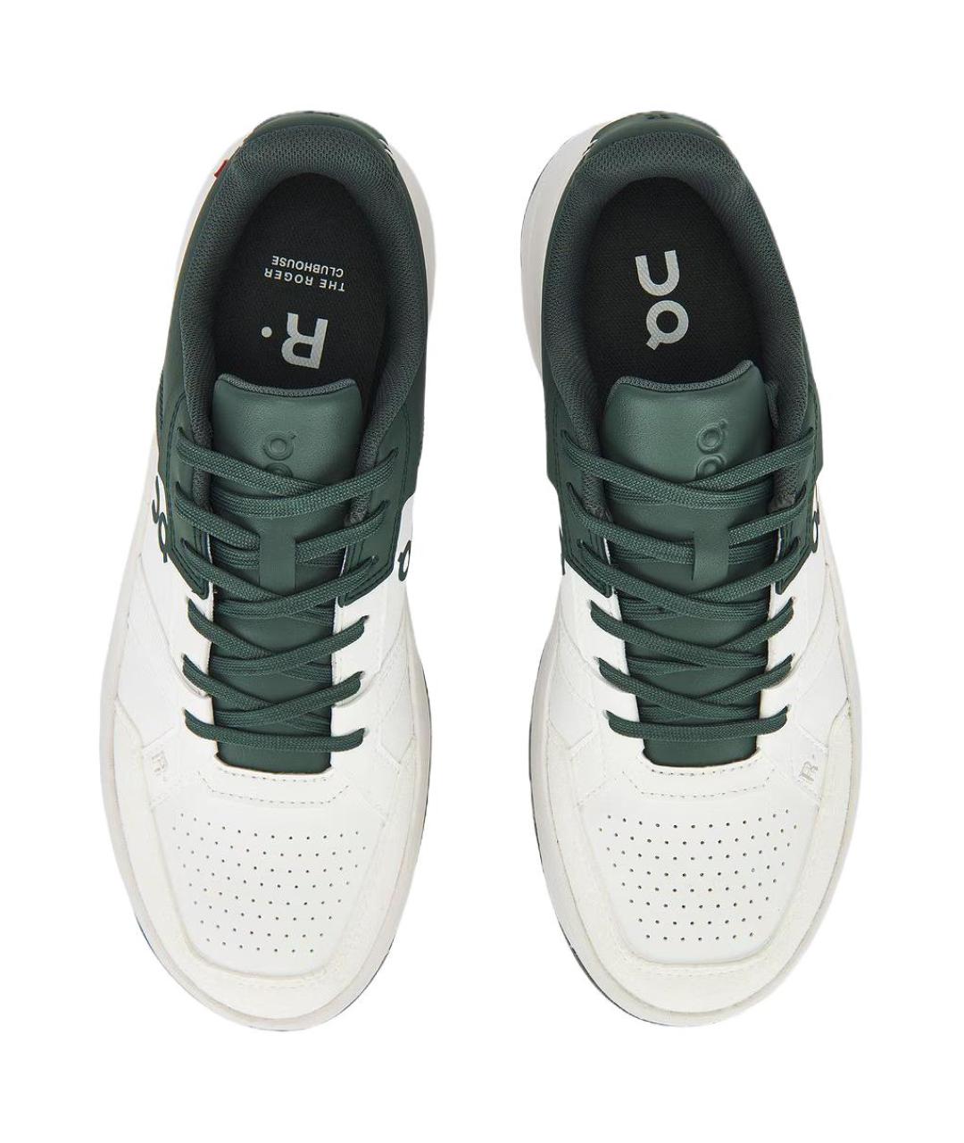 ON Белые кожаные низкие кроссовки / кеды, фото 3